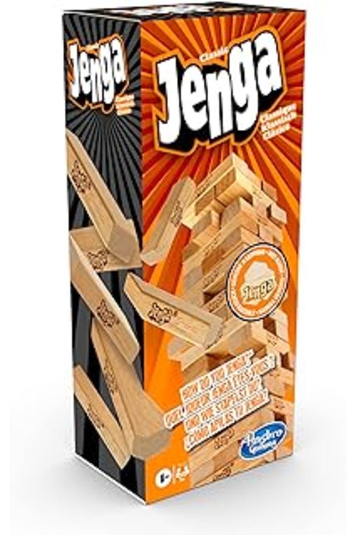 Mu Art Hasbro Gaming Jenga Classic, 6 Yaşından Itibaren Reaksiyon Hızını Artıran Çocuk Oyunu