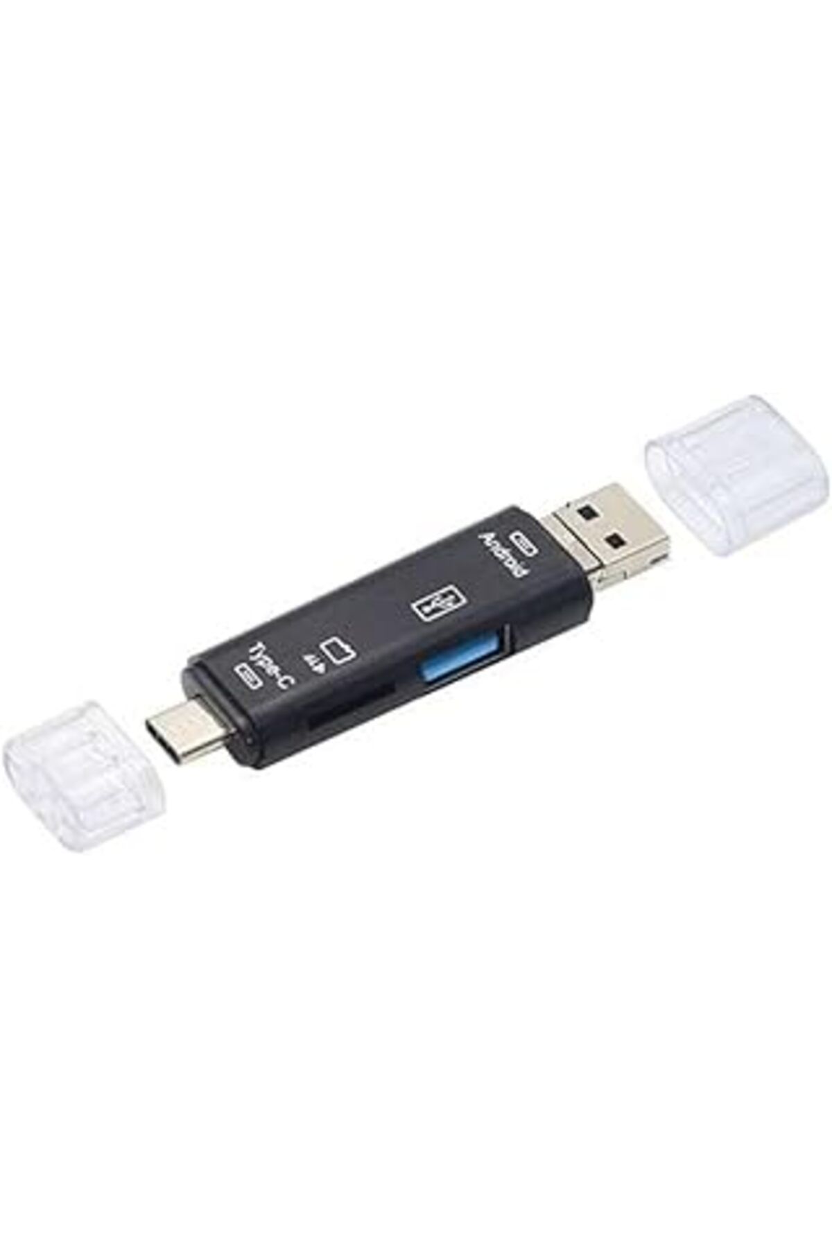 Karachil Primex Plus Px-5068 Micro Usb/Type C To Micro Sd Otg Çevirici, Otg 3In1 Type-C Ve Micro Usb Tf Çevi