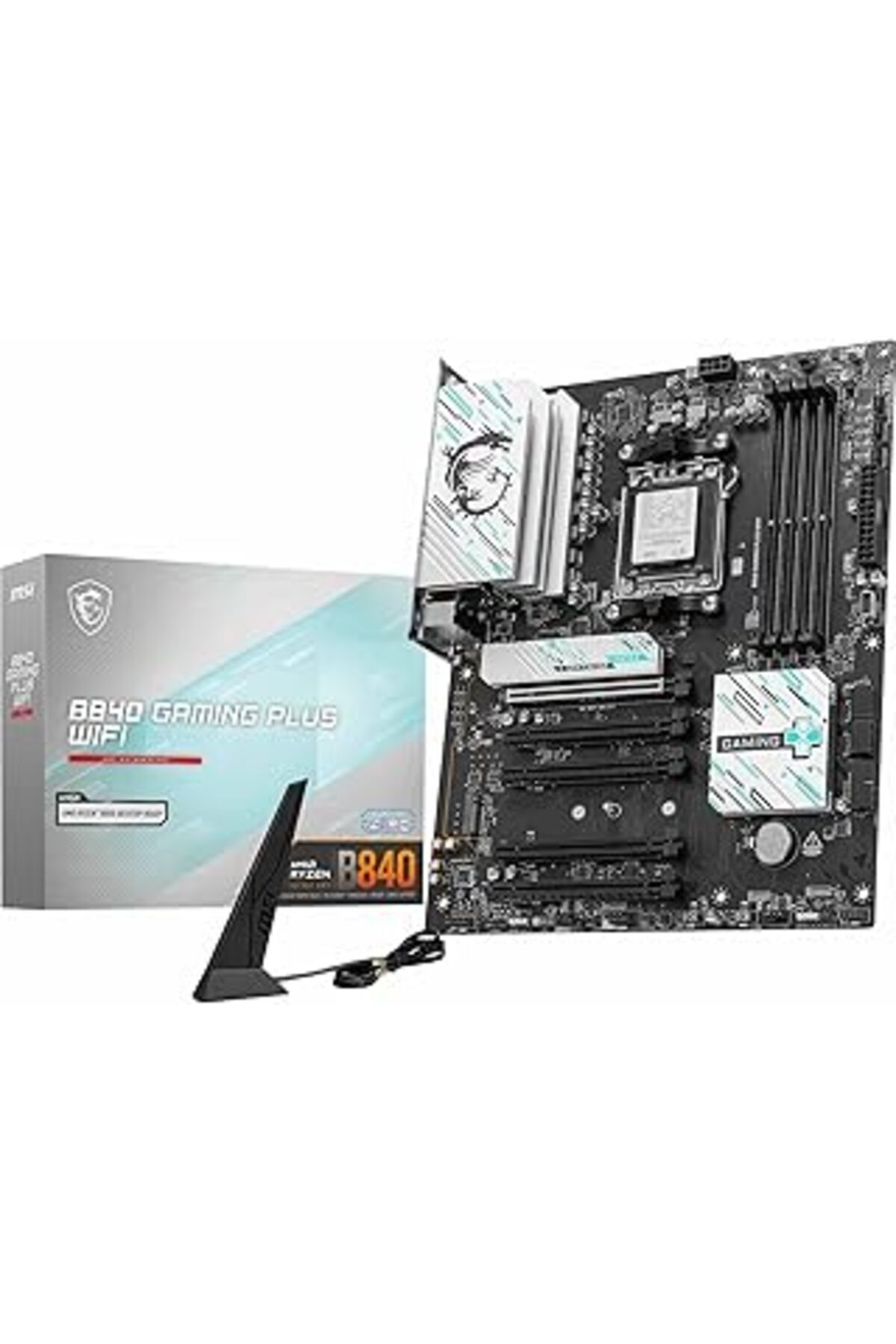 Karachil Msi B840 Gaming Plus Wifi Anakart, Atx - Amd Ryzen 9000/8000 / 7000 İşlemcileri, Am5 - Ddr5 Bellek
