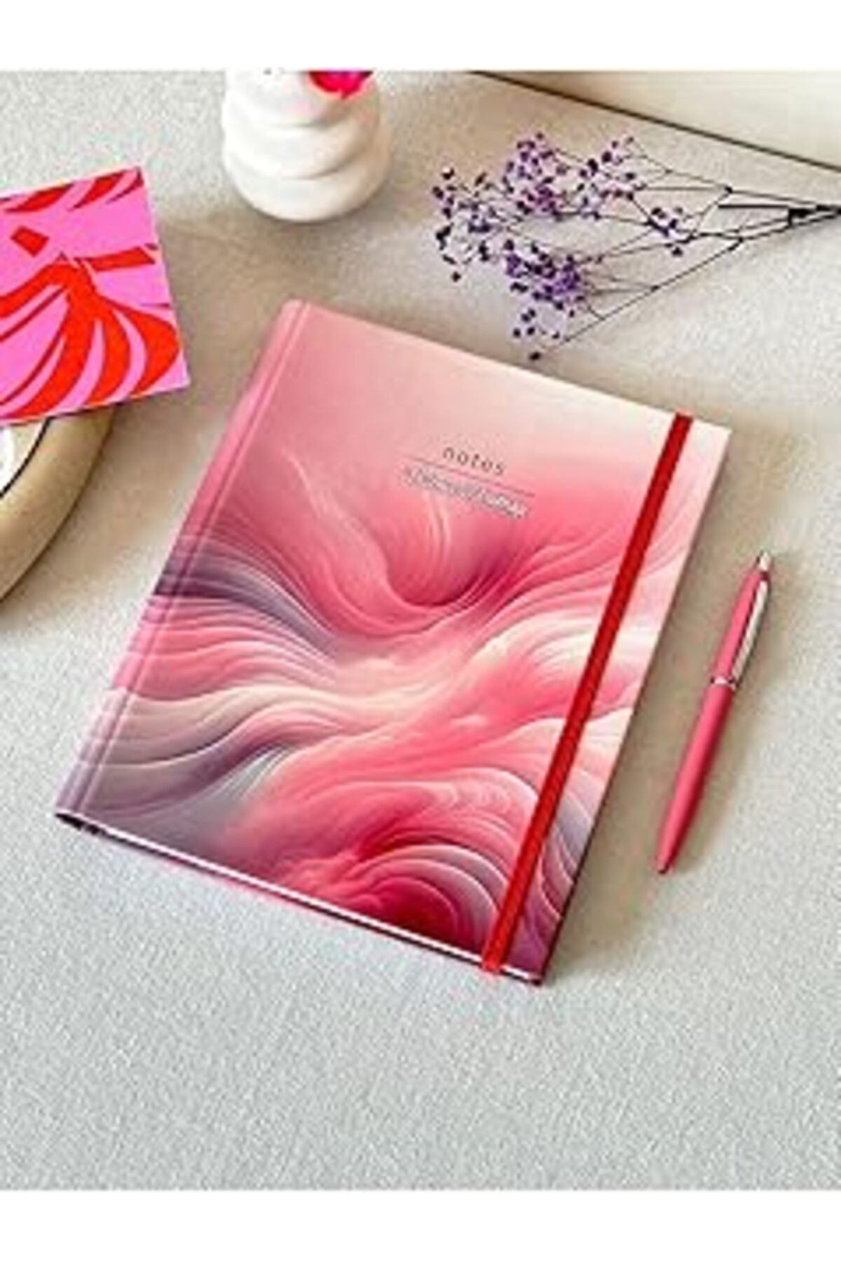 Karachil Gizli Spiralli Defter Sert Kapak 192 Sayfa 96 Yaprak 17X24 Cm 90Gr. Çizgili