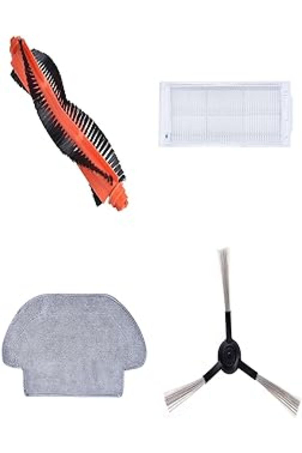 Mu Art Ozemtek Mi Robot Vacuum Mop P,Mop Pro Ile Uyumlu 4 Parça Set-Model No:Stytj02Ym Uyumludur