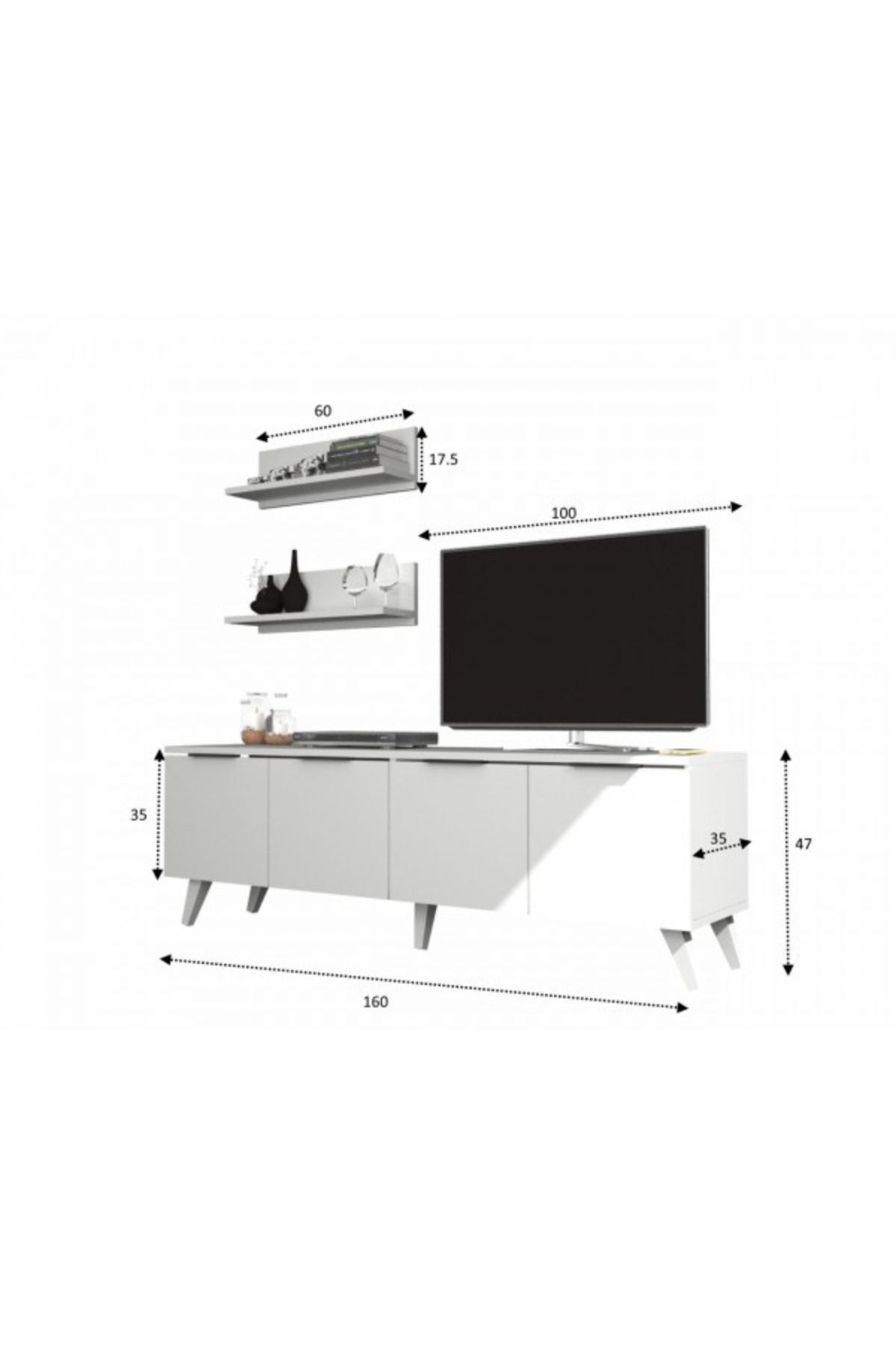 SAHABA-Mast -wh TV table model 3