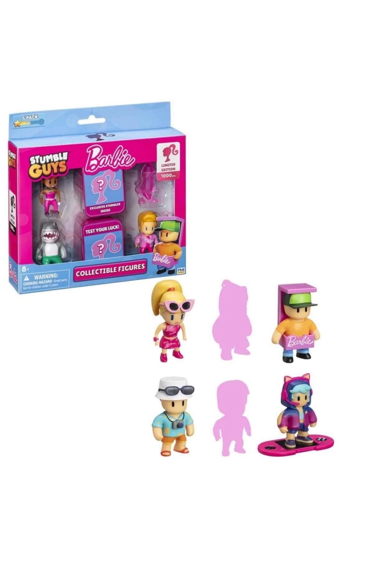 NW NessiWorld Nessiworld Stumble Guys x Barbie 6’lı Figür Seti
