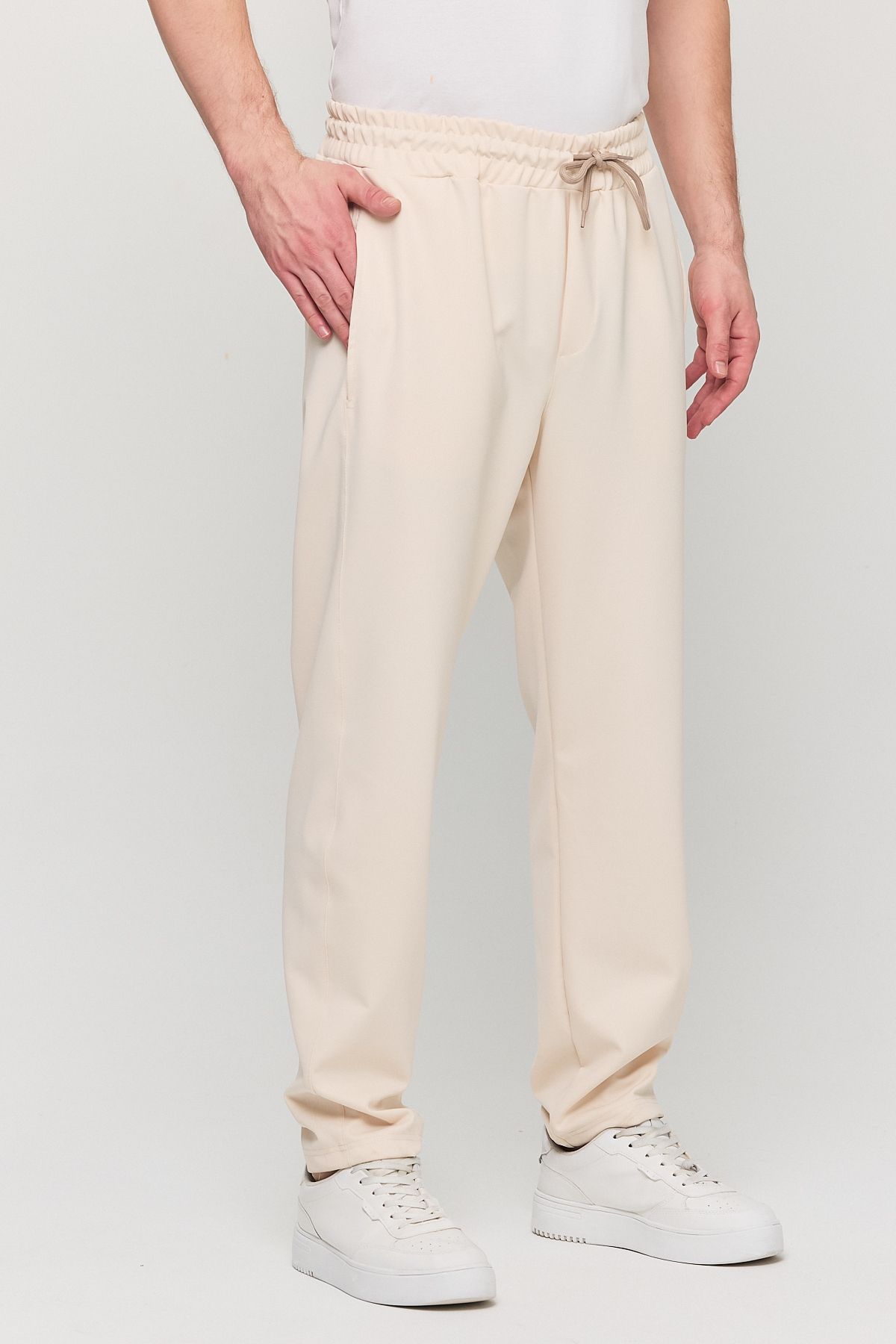 YXC Trend Maker-Men's Regular Fit Soft Fabric Sweatpants with Elastic Waist 3
