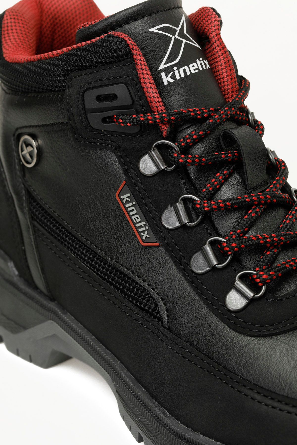Kinetix-Rawia 4Pr Black Men's Worker Boots 7