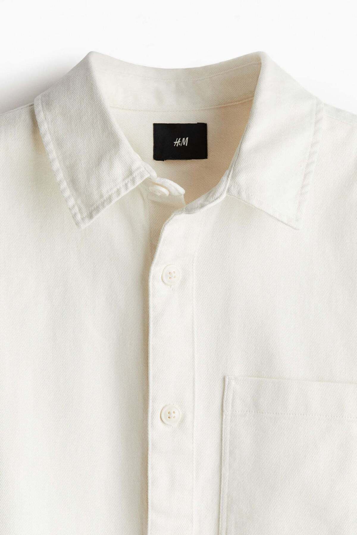 H&M-Regular Fit Cotton twill overshirt 5