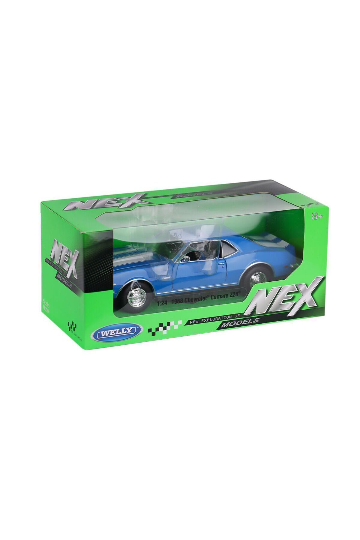 OEM 22448 Welly Chevrolet Camaro Z28 1968 1:24 -Karsan Oyuncak