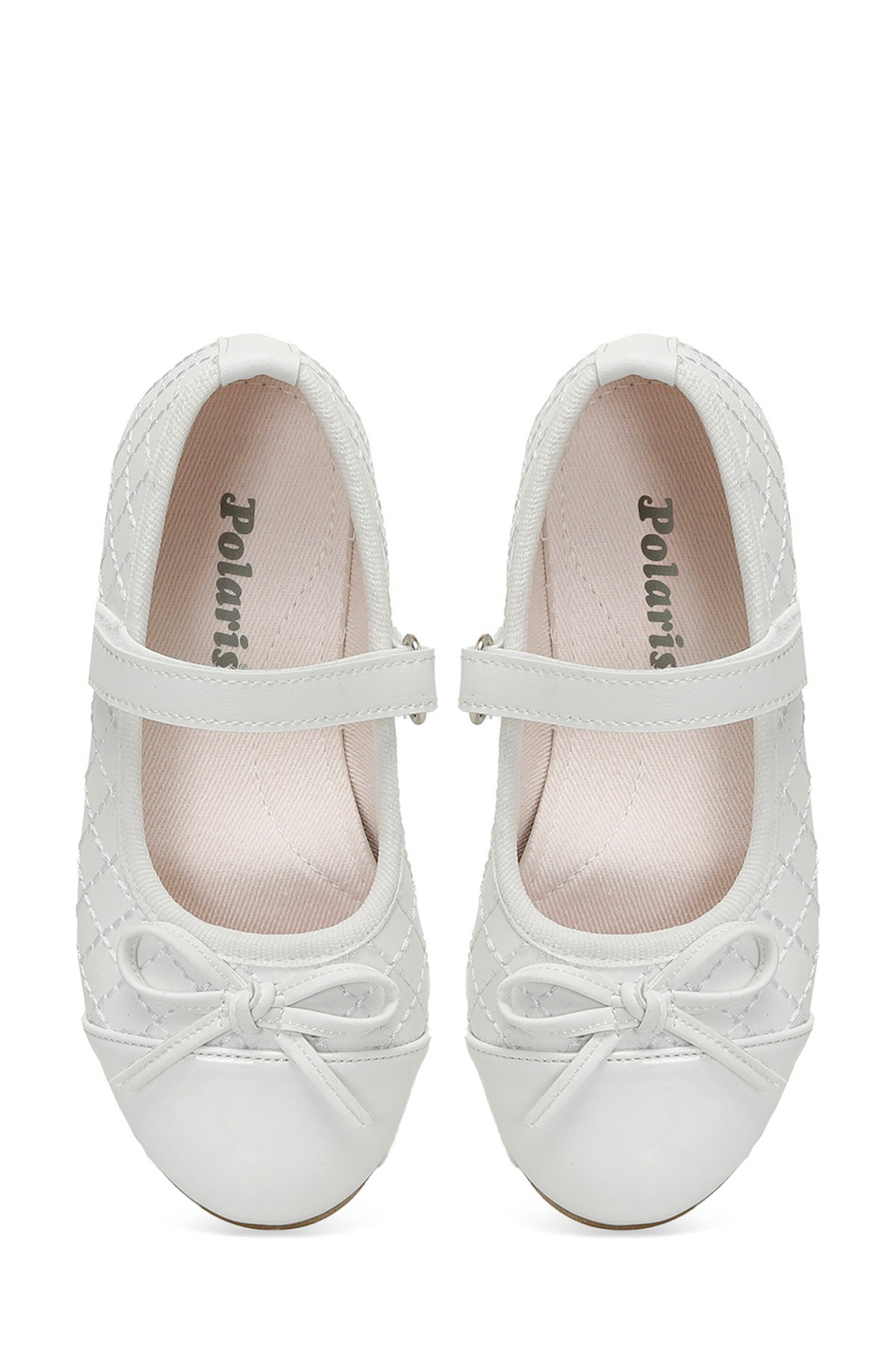 Polaris-Yezy.P5Fx White Girl's Ballerinas 4
