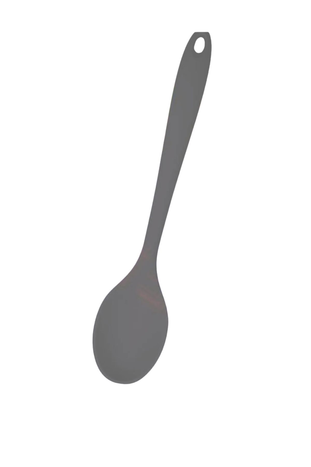 homeneeds-Silicone Kitchen Spoon 20 Cm, Hard Tip, High Temperature Resistant, Fireproof & Non-Stick 3