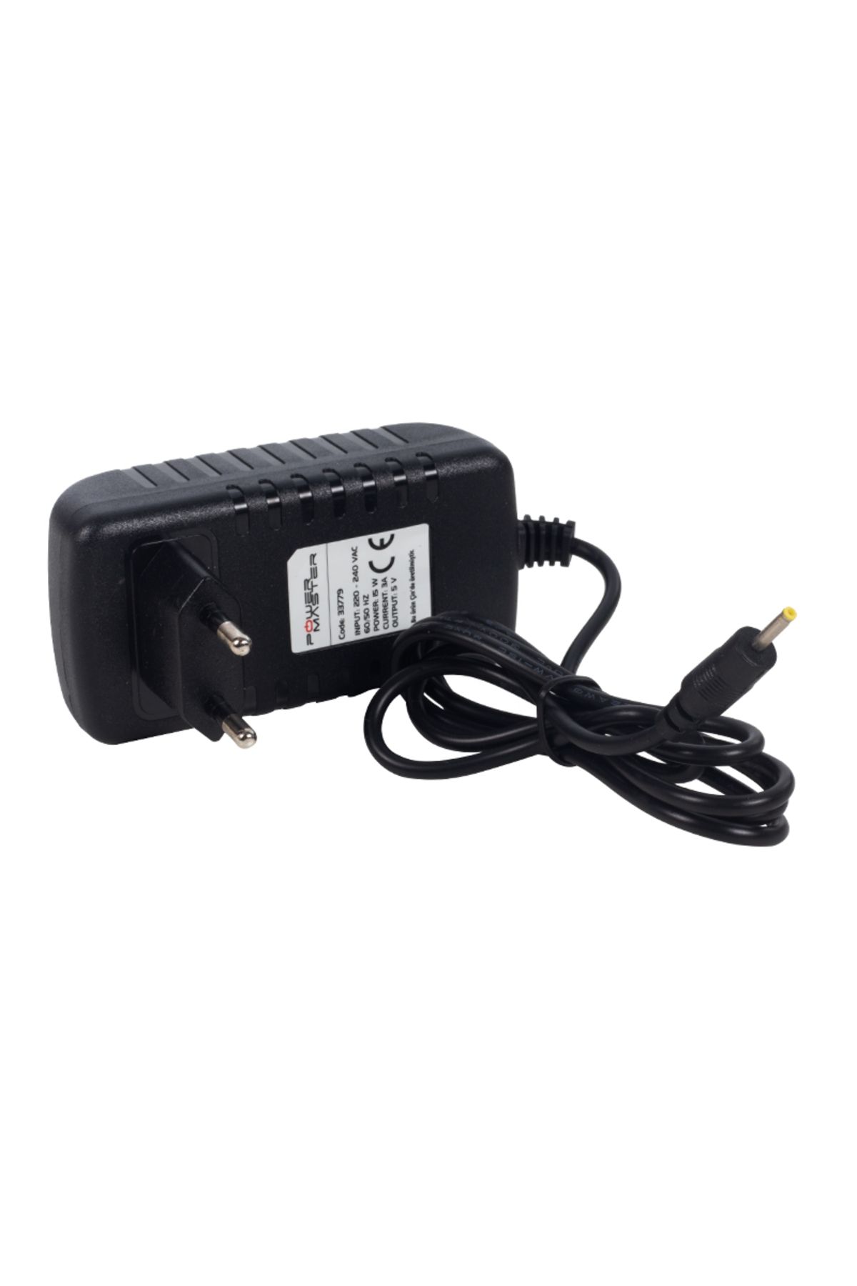 TimeStart PM-33779 5 VOLT - 3 AMPER PLASTİK KASA PRİZ TİPİ ADAPTÖR 2.5*0.7 UÇ
