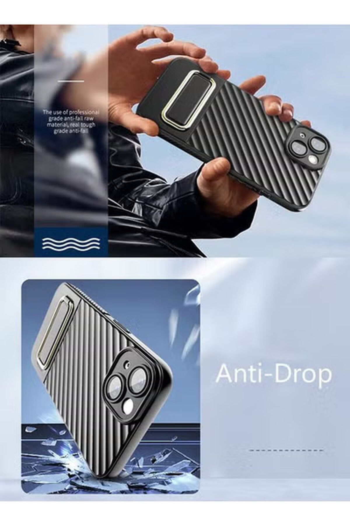 Generic-Duniso Iphone 14 Pro Max Mobile Phone Case Soft Flocking Lining Anti-drop And Anti-fingerprint 4