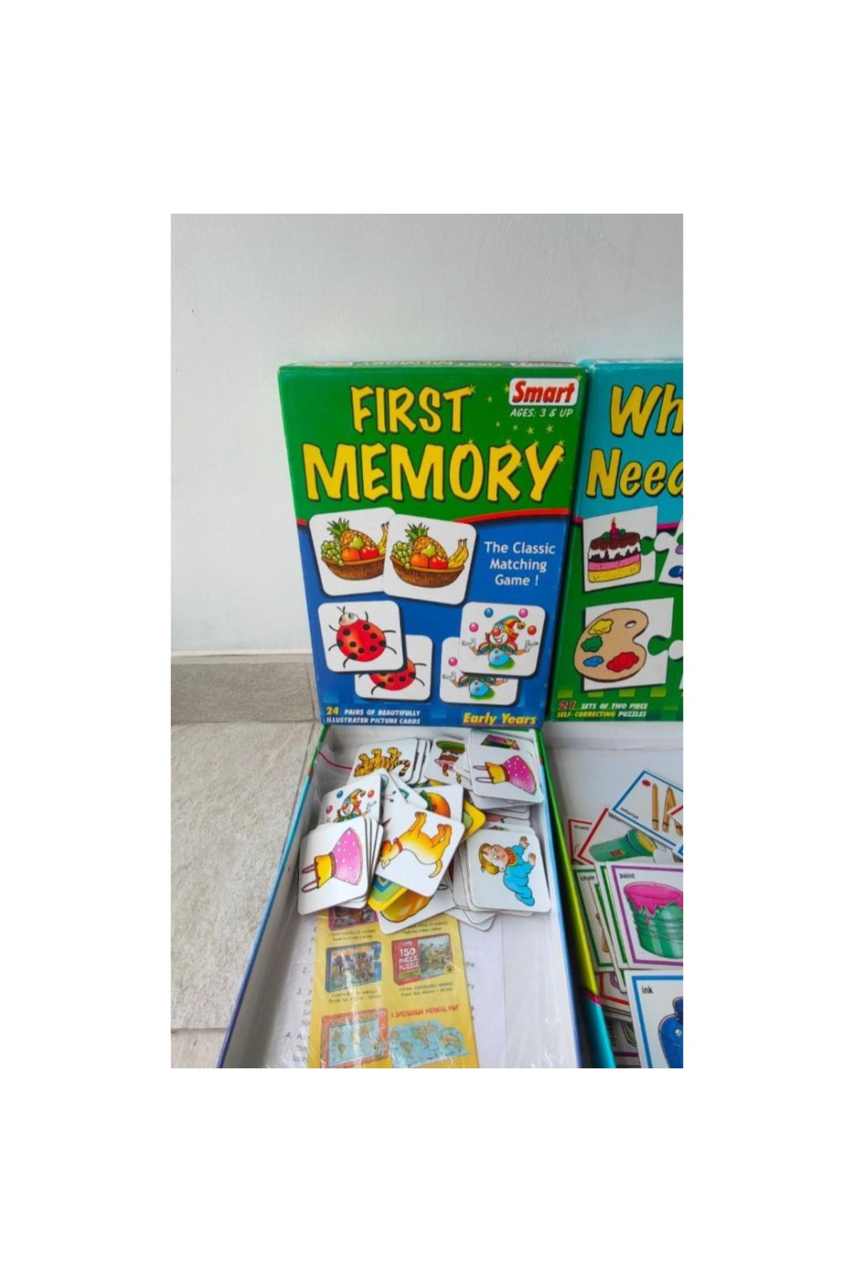 Smart-First Memory Game - Classic Matching Game with 24 Pairs of Beautifully Illustrated Picture Car 3