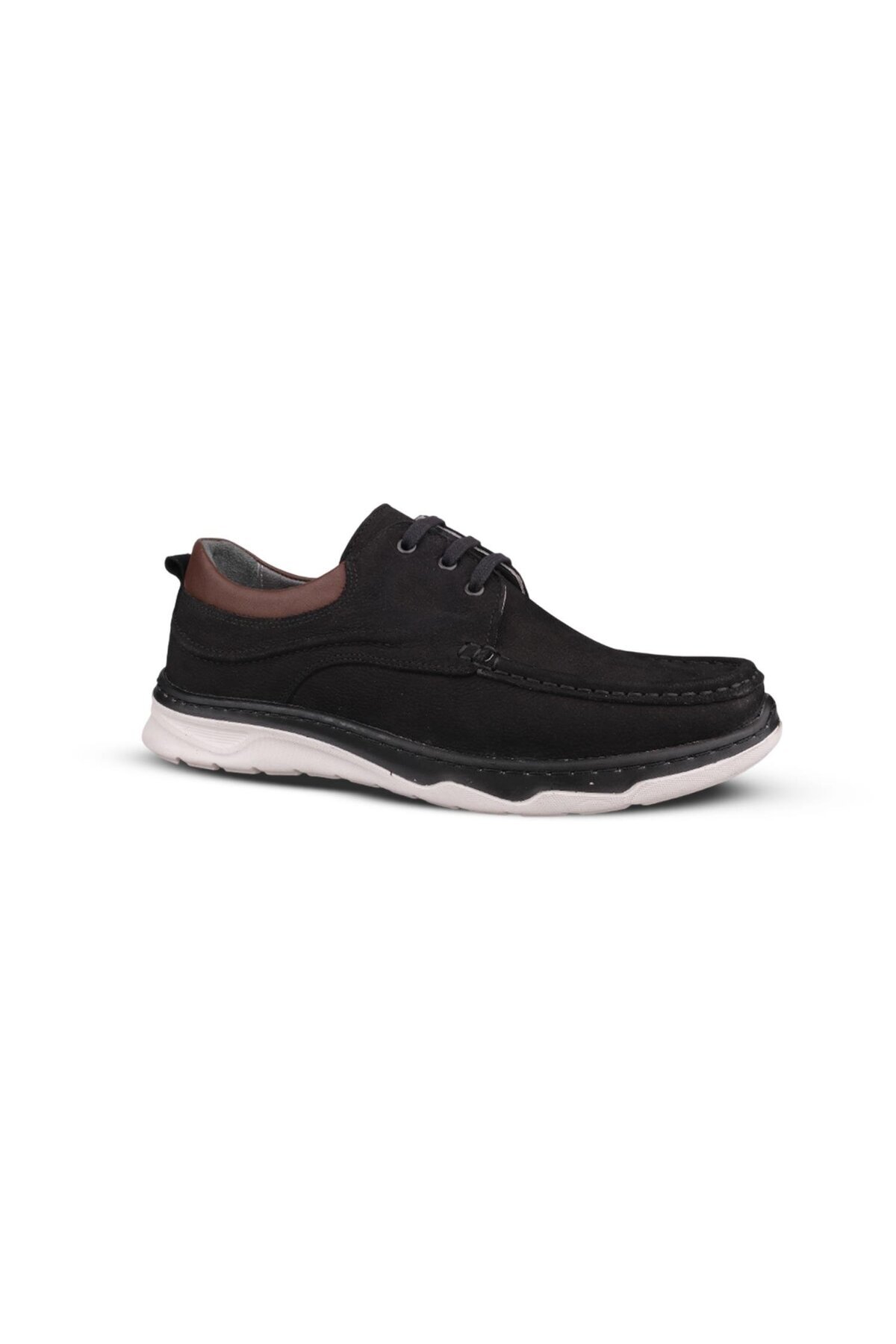 M.P.-Men's Casual South - Black, Nubuck Leather Shoes 1