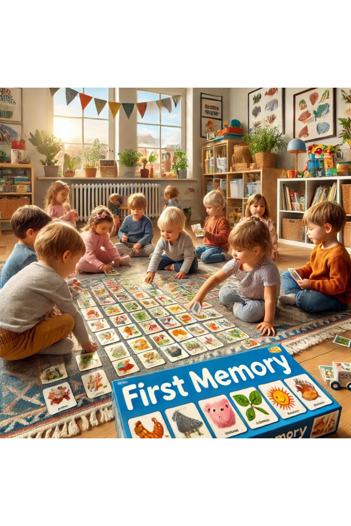 Smart-First Memory Game - Classic Matching Game with 24 Pairs of Beautifully Illustrated Picture Car 5