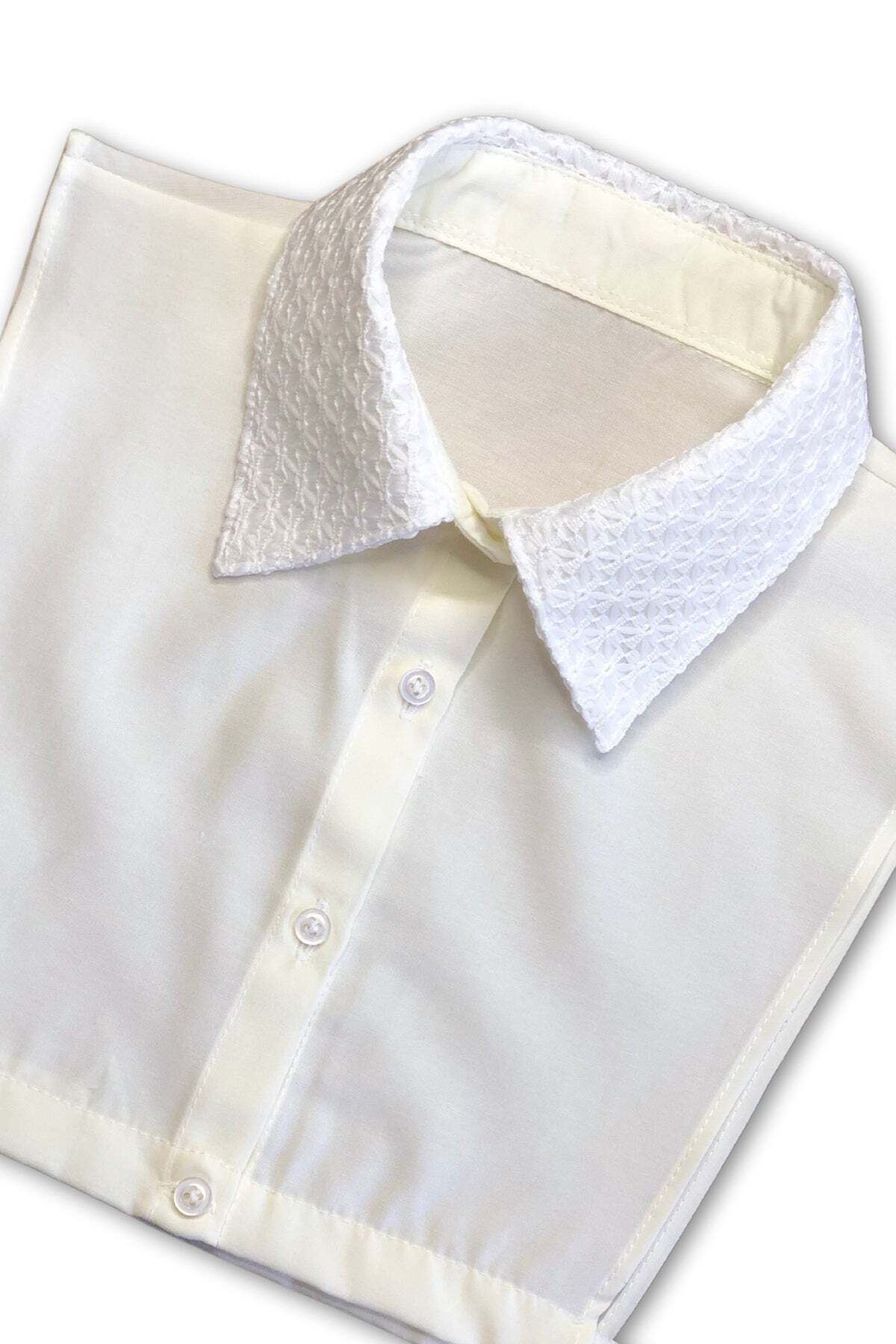 mirach-Mirach Textile Damen-Hemdkragen mit Spitzendetails – Limitierte Auflage der Lilyum-Kollektion – handgefertigt 4
