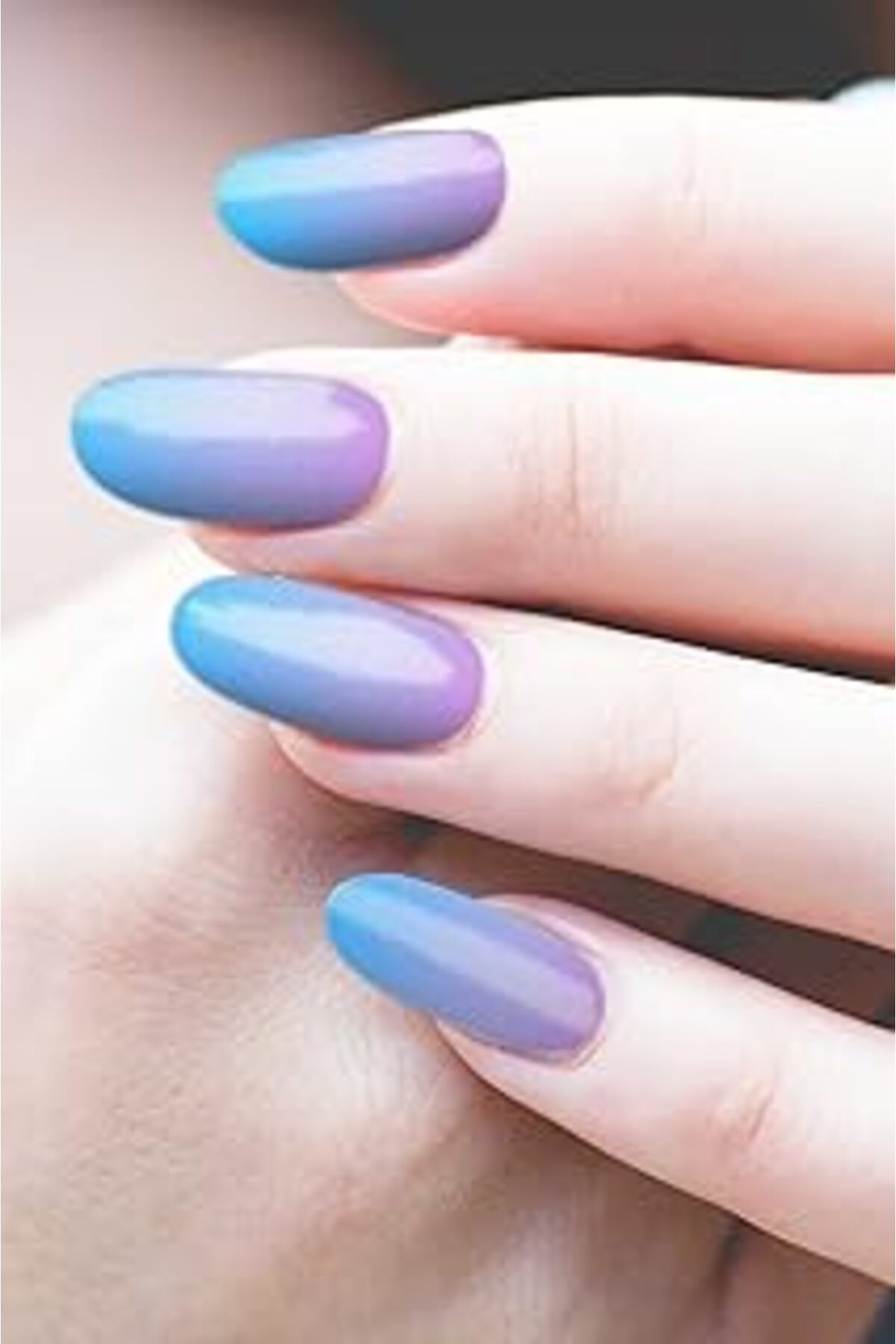 Karachil Artikel Mavi - Lila Ombre Tırnak Dövmesi, Tırnak Tattoo, Nail Art, Tırnak Sticker, Nail Sticker