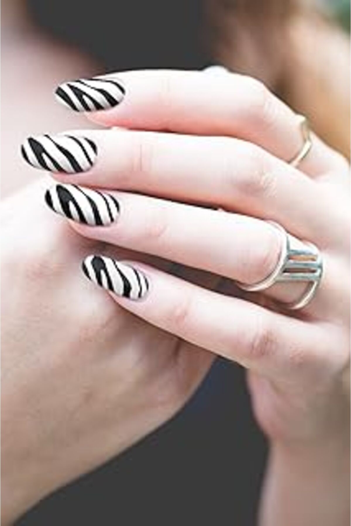 Karachil Artikel Zebra - 1 Tırnak Dövmesi, Tırnak Tattoo, Nail Art, Tırnak Sticker