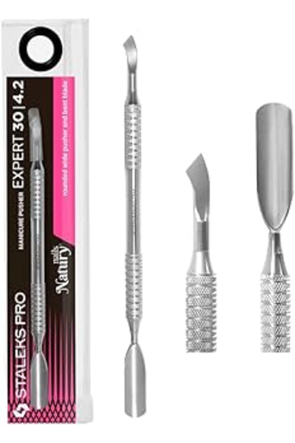 Karachil Natury Nails Staleks Pro Kütikül Itici Manikür Ve Pedikür Paslanmaz Çelik. Expert 30/4.2