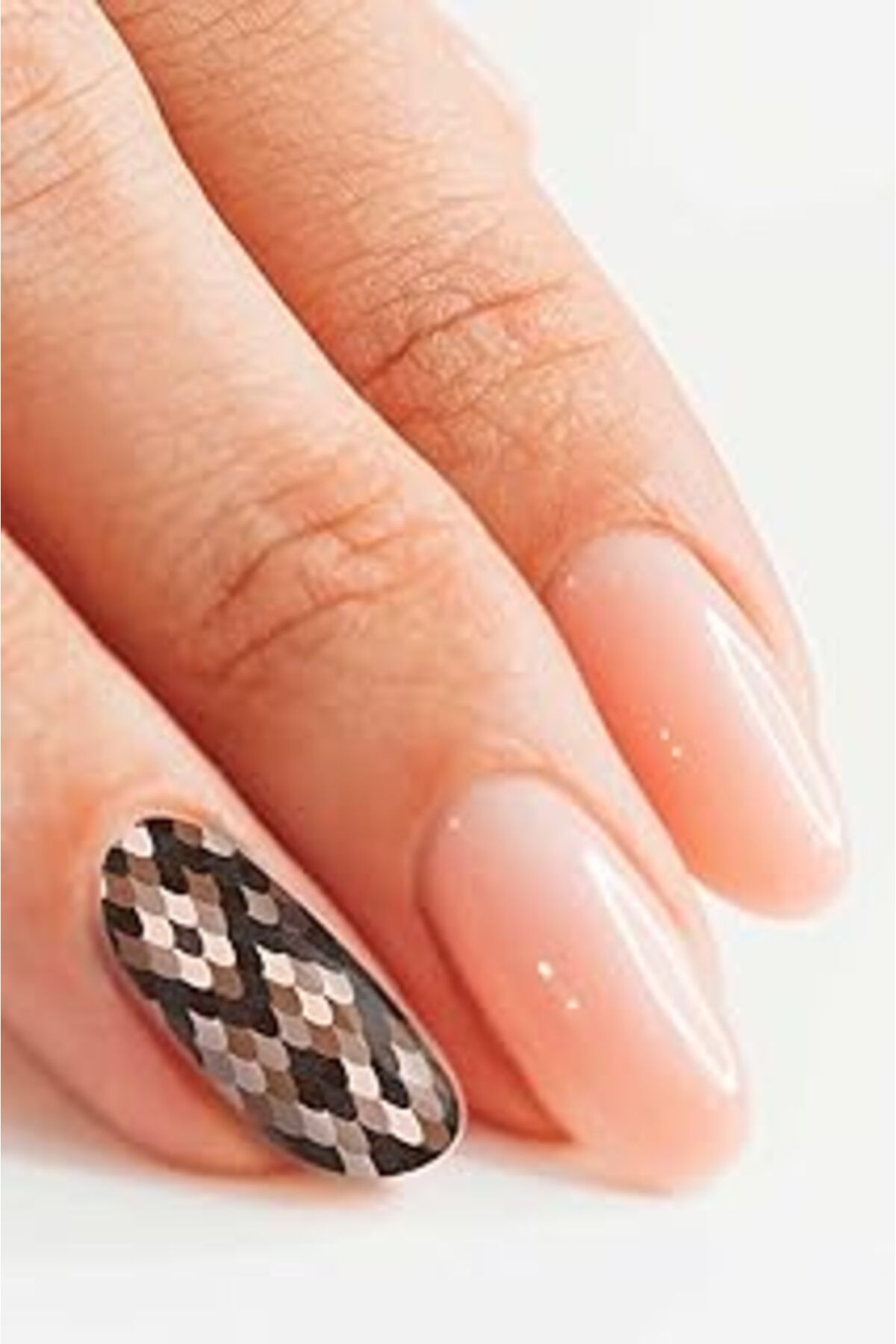 Karachil Artikel Yılan Derisi Desenli Tırnak Dövmesi, Tırnak Tattoo, Nail Art, Tırnak Sticker