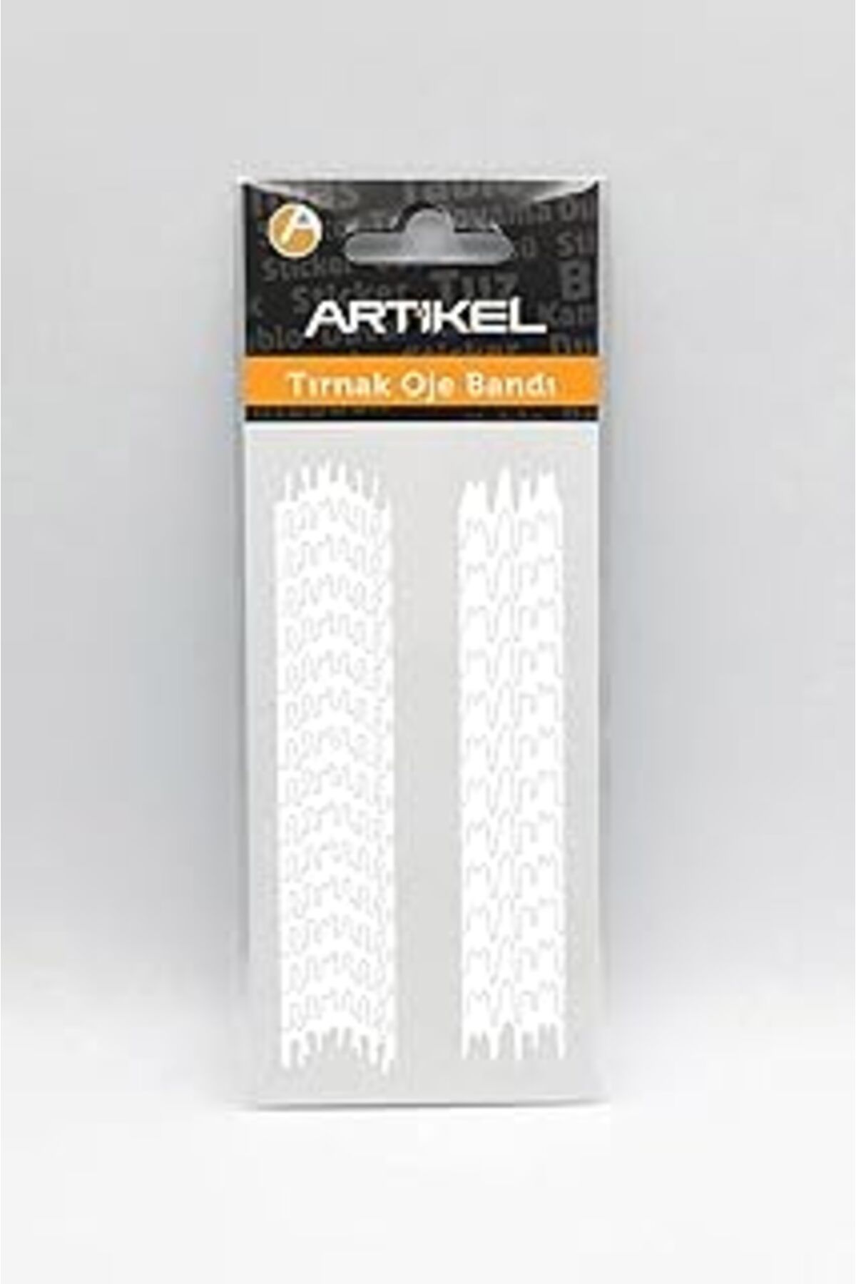 Pazarcan Artikel Şekiller -10 French Tırnak Oje Bandı, French Tırnak Sticker, French Manikür Bandı
