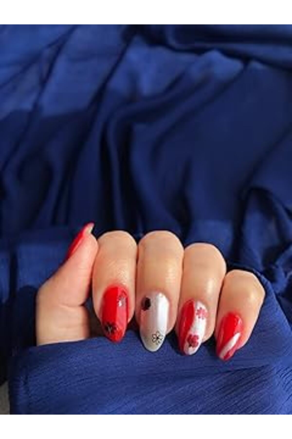 Karachil Artikel Papatya Tırnak Dövmesi, Tırnak Tattoo, Nail Art, Tırnak Sticker
