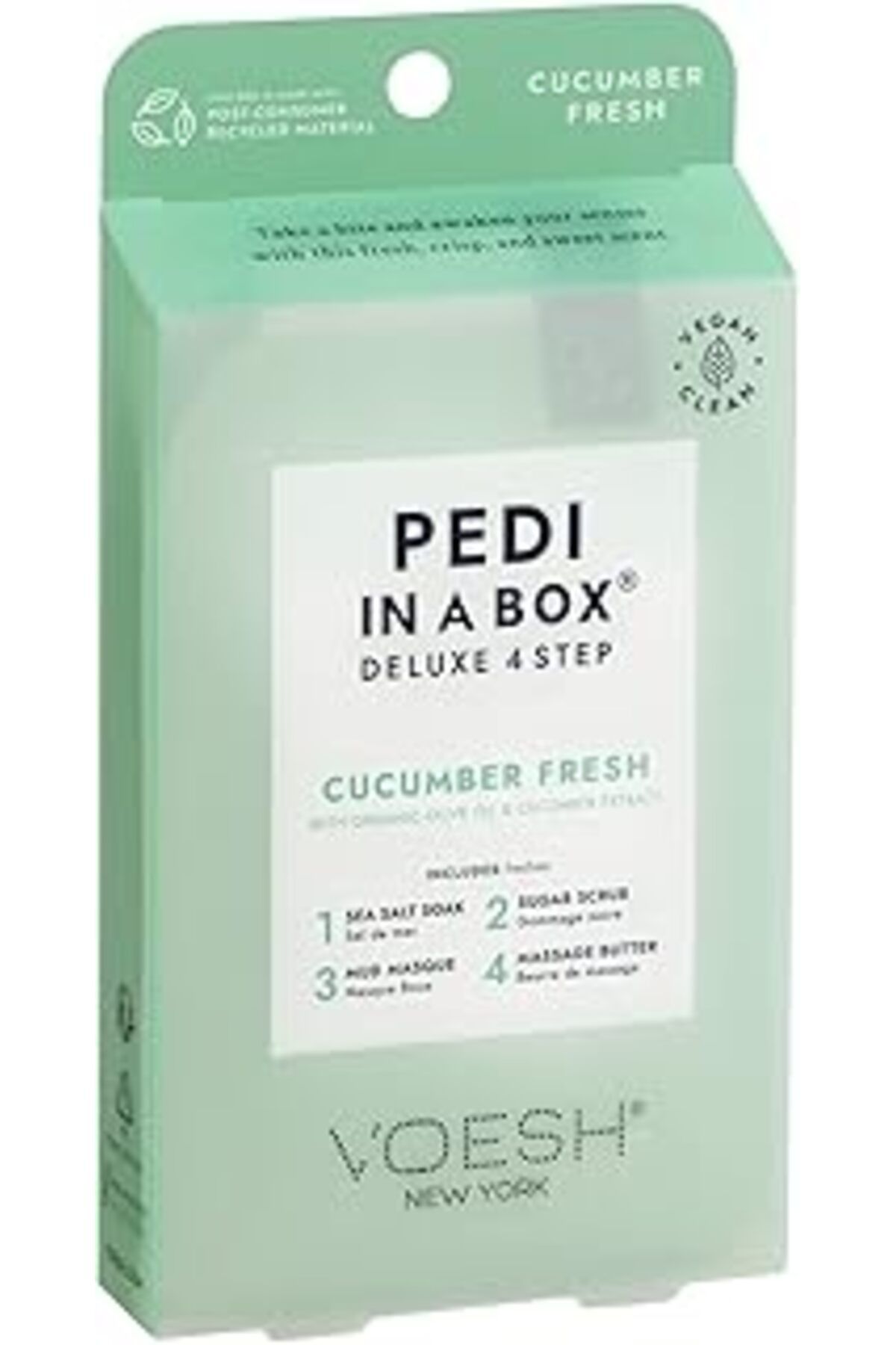 Karachil Voesh Pedi In A Box Deluxe 4 Adımlı Pedikür Seti Salatalik
