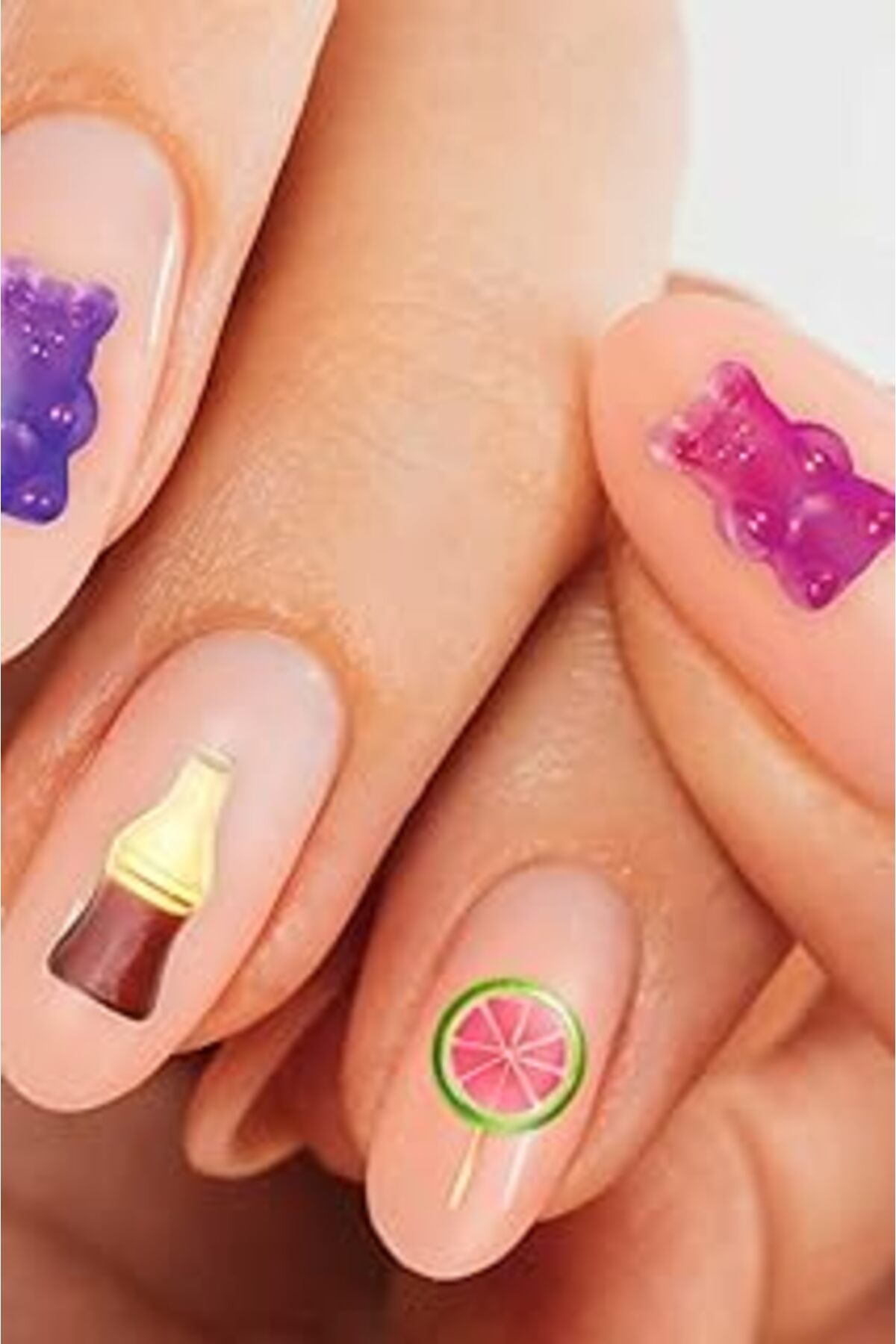 Karachil Artikel Şekerlemeler Tırnak Dövmesi, Tırnak Tattoo, Nail Art, Tırnak Sticker