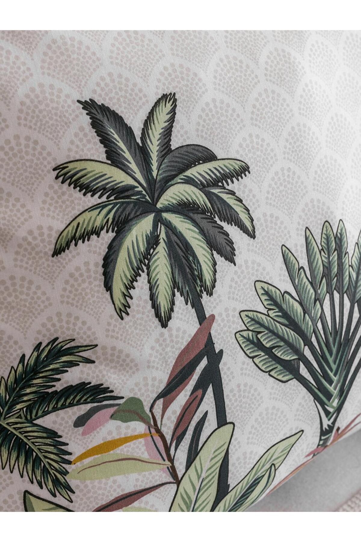 LC Waikiki-Lcw Home Mixed Flower Printed Single Pique Set 4