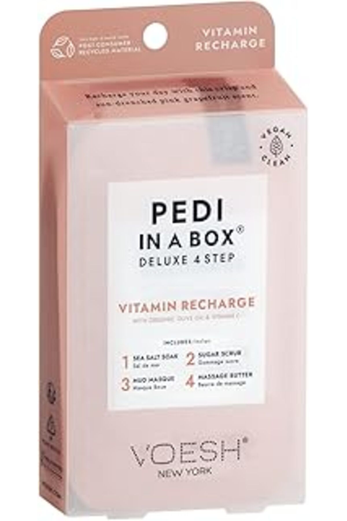 Mu Art Voesh Pedi In A Box Deluxe 4 Adımlı Pedikür Seti Vitamin