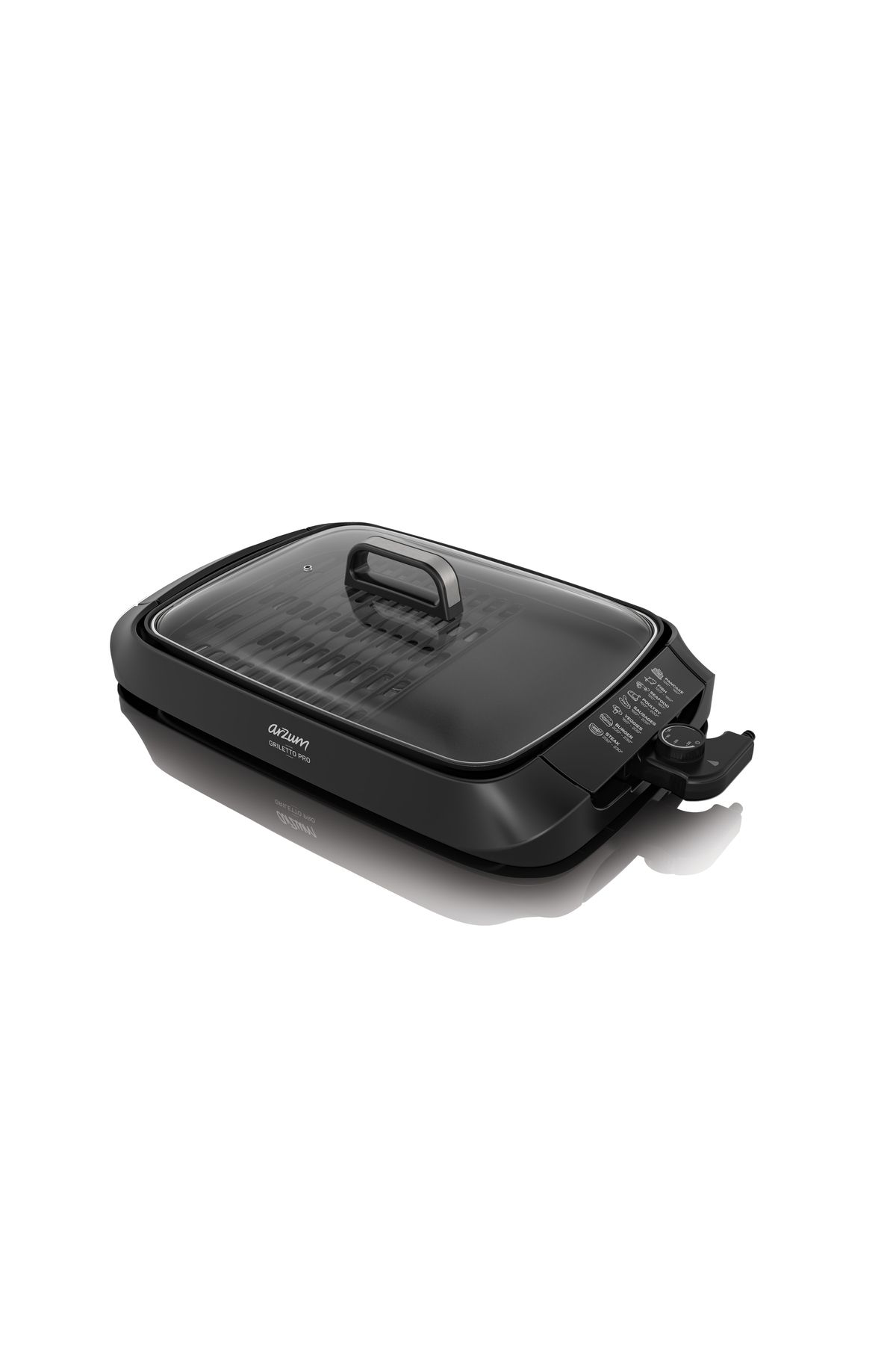 Arzum-AR2092 Griletto Pro Electric Grill, 120-230°C Adjustable Temp, Non-Stick Plate 1