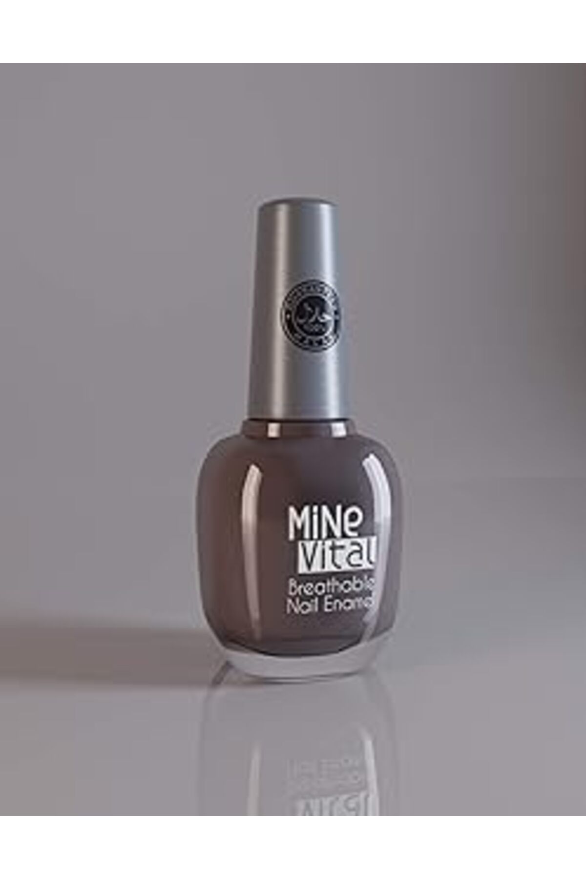 Pazarcan Minevital Smoke, Nefes Alan, Su Geçiren Oje, Breathable, Kahverengi