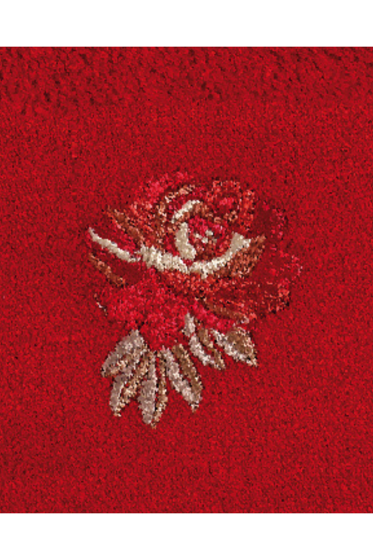 Minteks-منشفة يد ووجه روز كاتشب مطرزة 50x90 - Minteks Home 2