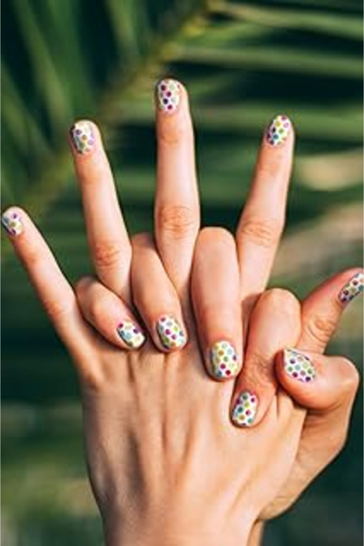 Karachil Artikel Puantiye Desenler Tırnak Dövmesi, Tırnak Tattoo, Nail Art, Tırnak Sticker