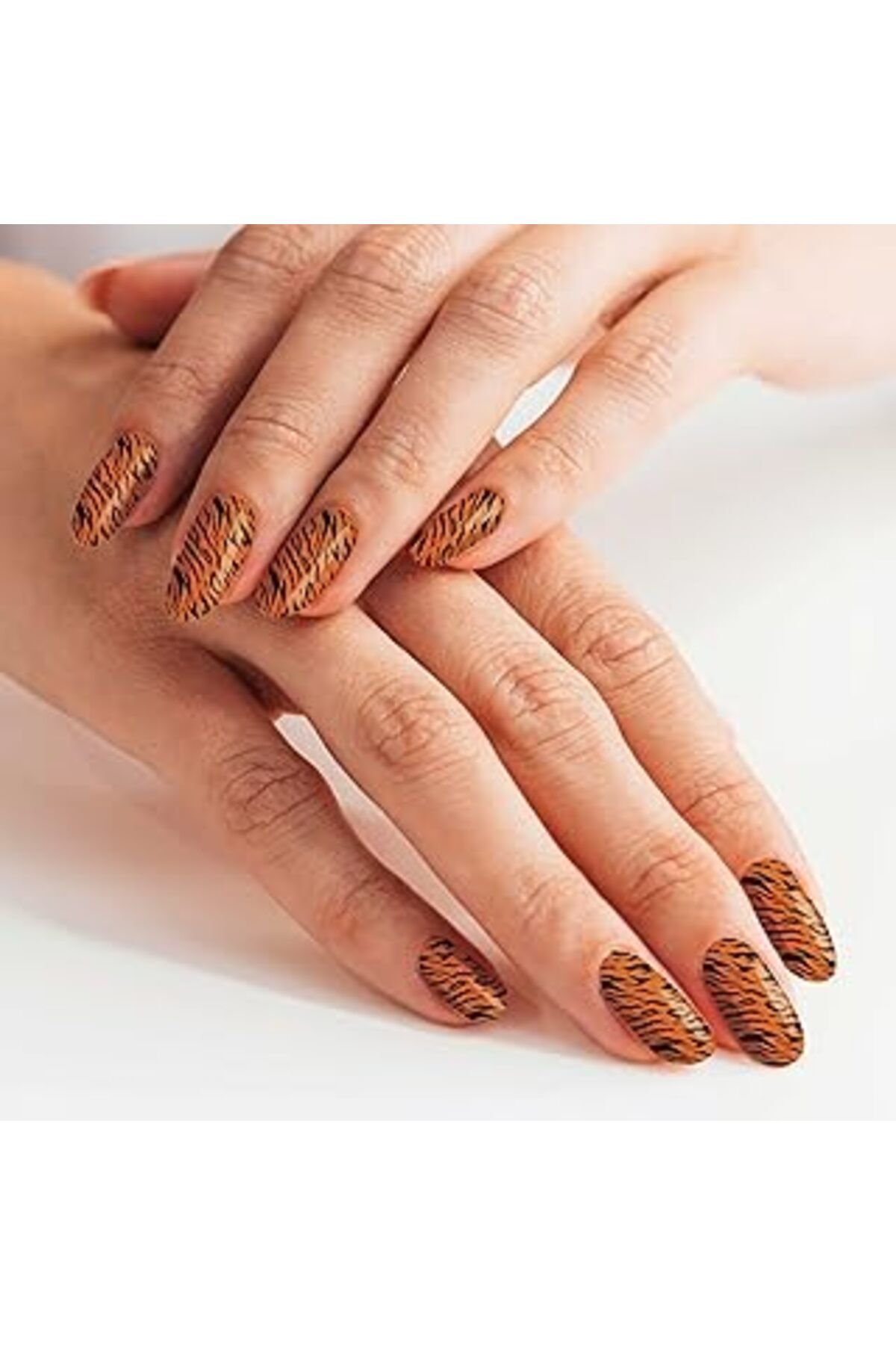 Karachil Artikel Renkli Zebra Tırnak Dövmesi, Tırnak Tattoo, Nail Art, Tırnak Sticker