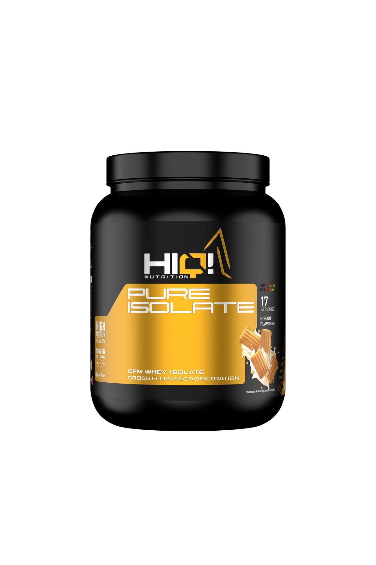 HIQ NUTRITION HIQ Pure İsolate 510g BISCUIT FLAVORED