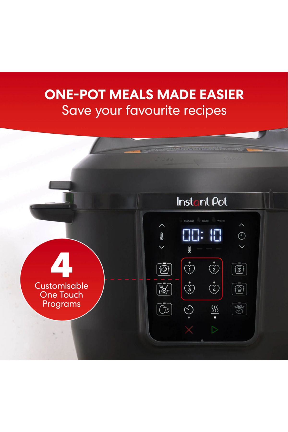 Instant Pot-Multicooker RIO 6, 1000 W, 5.7 l, 13 programs, 7 functions (Black) 4