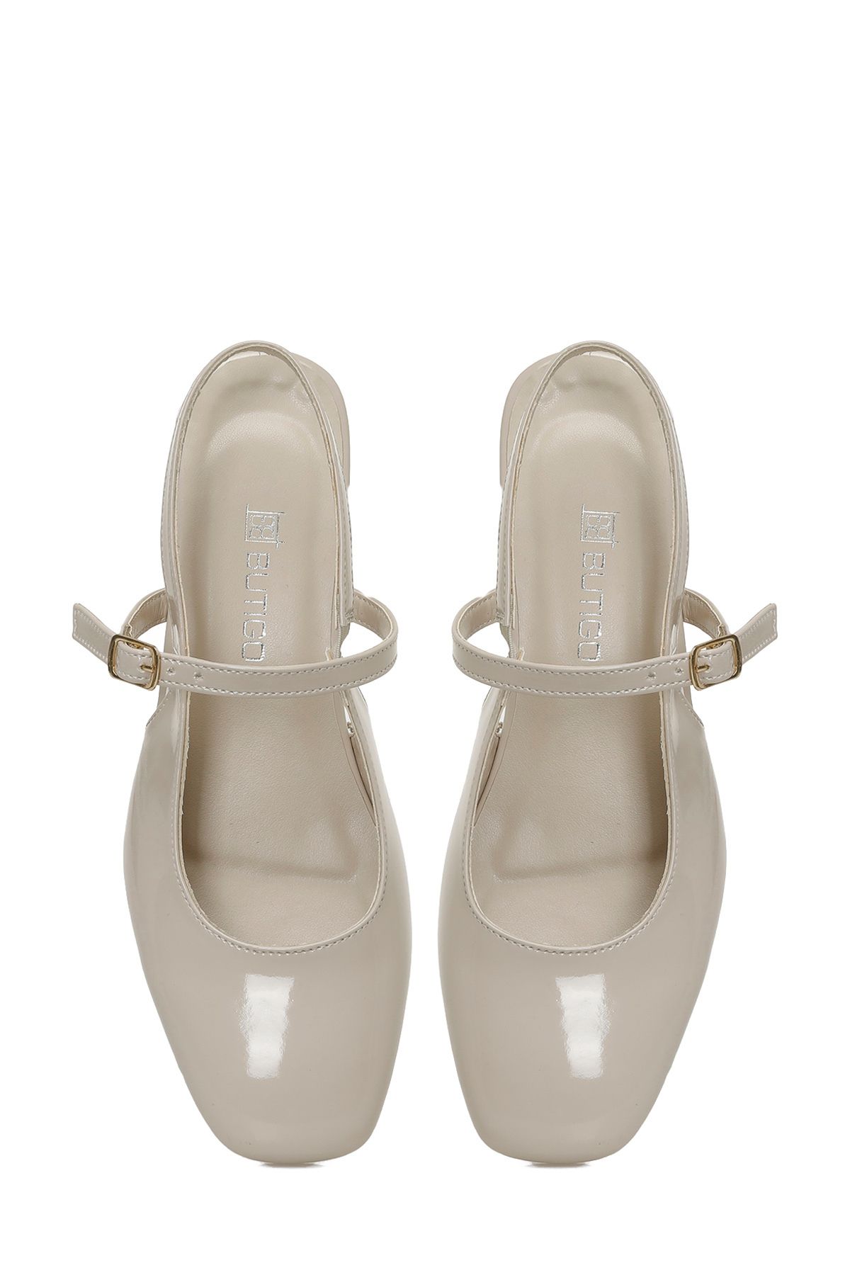 Butigo-Mary 5Fx Beige Women's Heeled Shoes 4