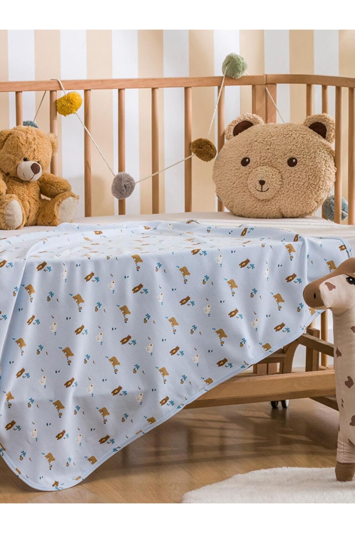 LC Waikiki LCW baby Baskılı Erkek Bebek Pike 90x100 cm