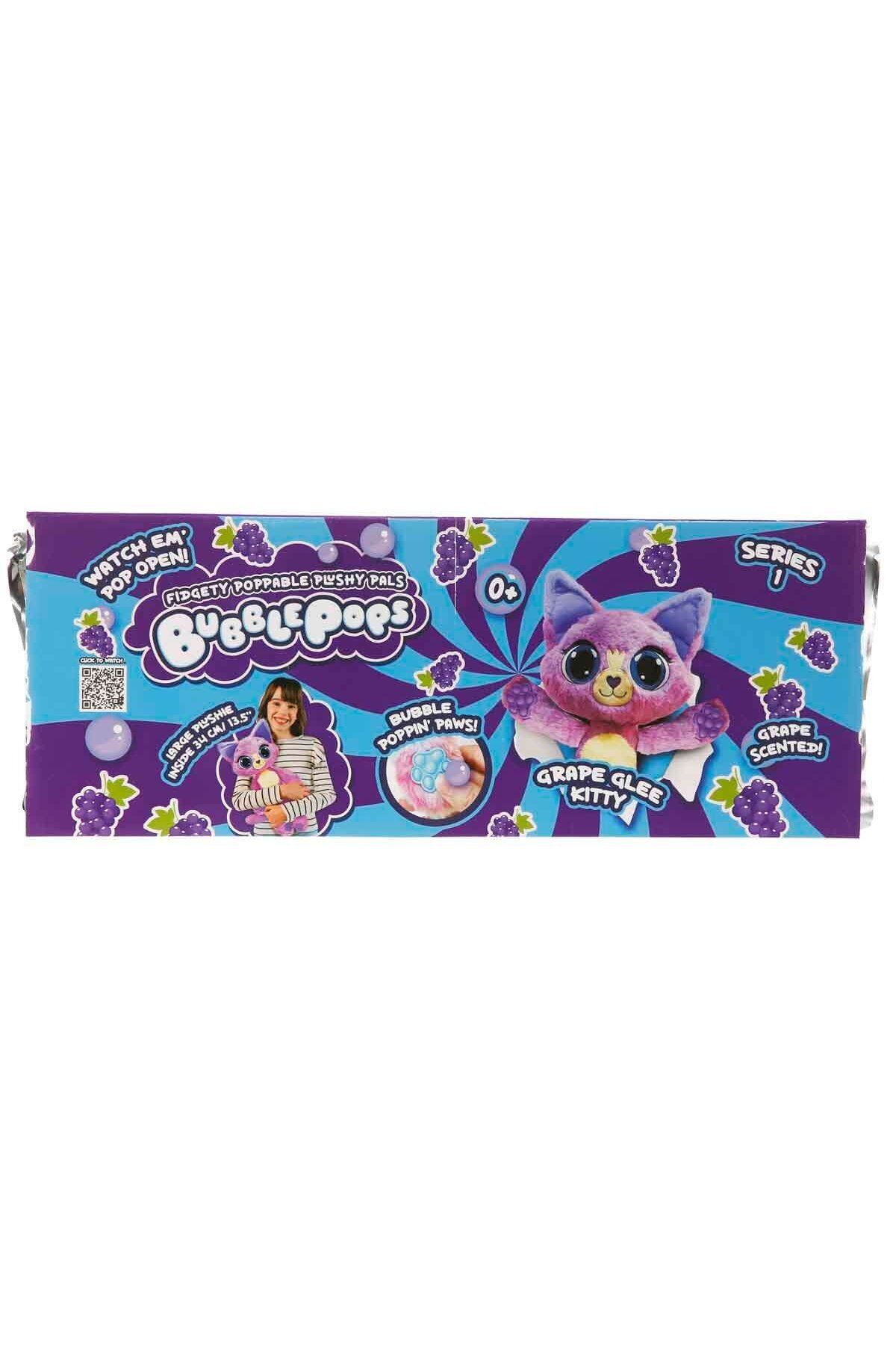 PopŞeker-Bubble Pops Grape Glee Kitty: the Inflatable Plush Cat That Fills Your Home with Fragrance! 2