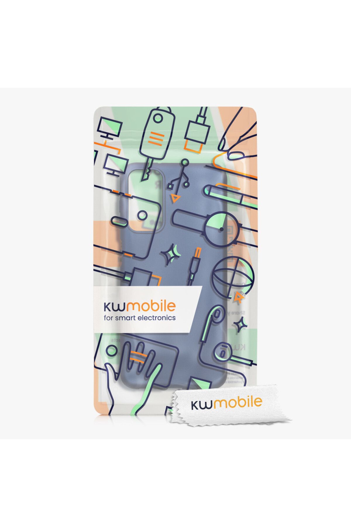 KWmobile-Carcasă pentru Samsung Galaxy M13, silicon, albastră, 59740.64 7