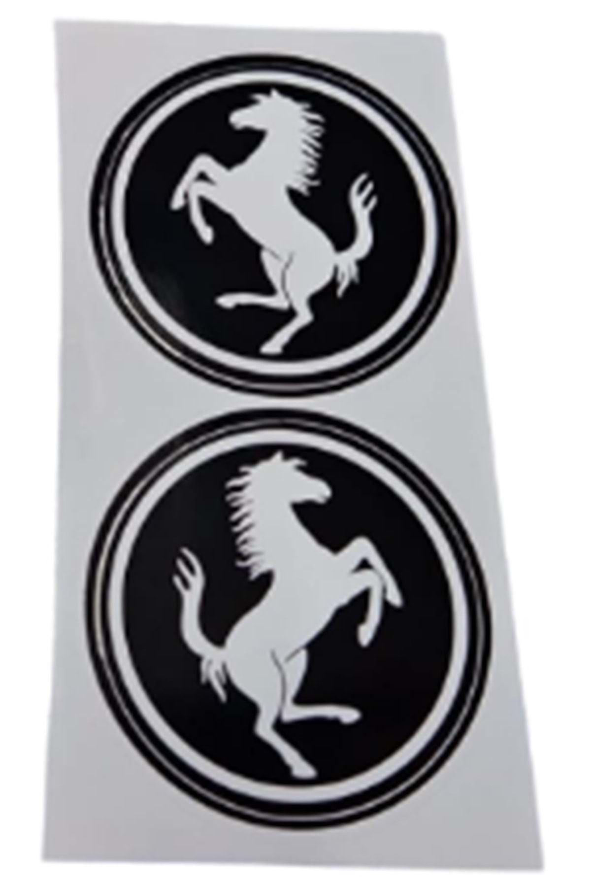 Yerli REFLEKTÖR ALTI FERRARİ SİYAH KAĞIT 5CM