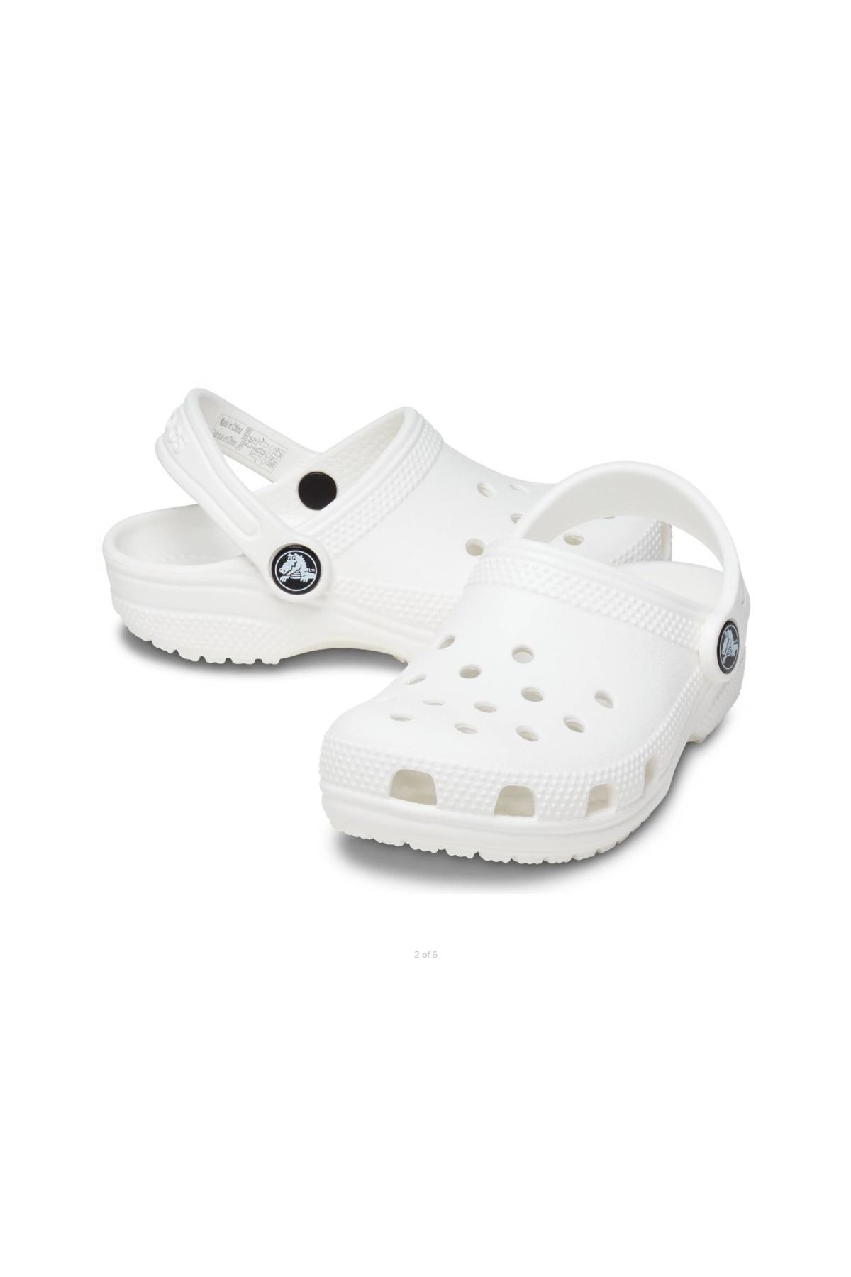 Crocs-206991-100 White Classic Clog T 2