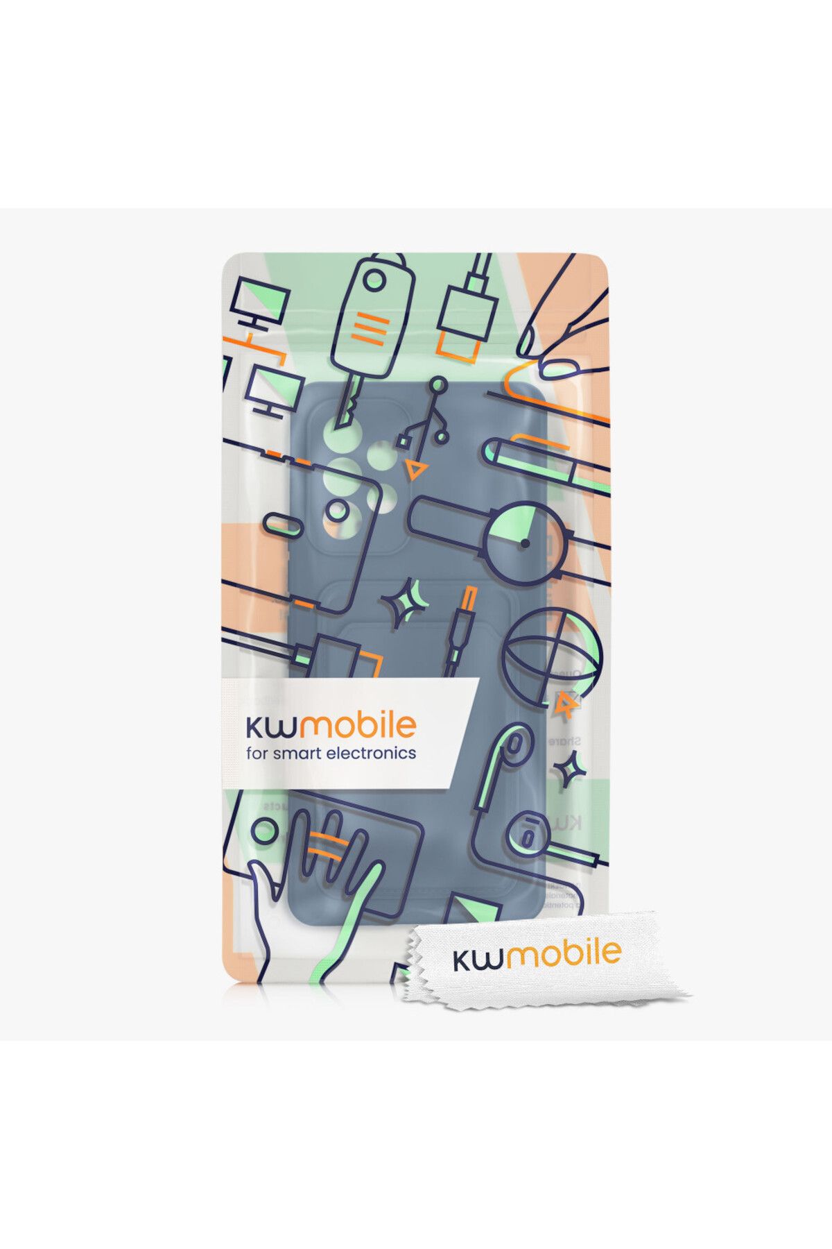KWmobile-Case For Samsung Galaxy A53 5g, Silicone, Blue, 58146.17 8