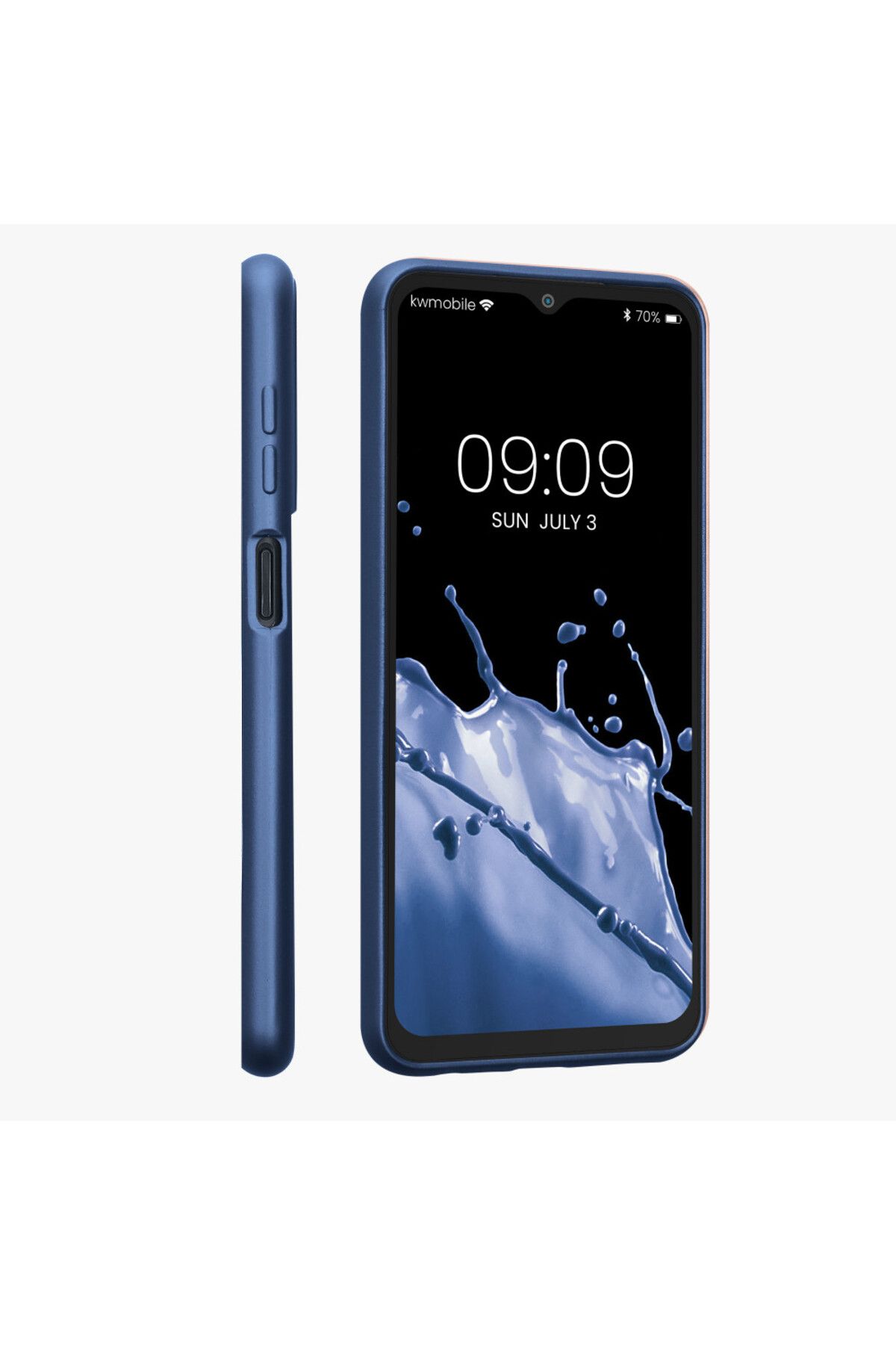 KWmobile-Carcasă pentru Samsung Galaxy M13, silicon, albastră, 59740.64 5