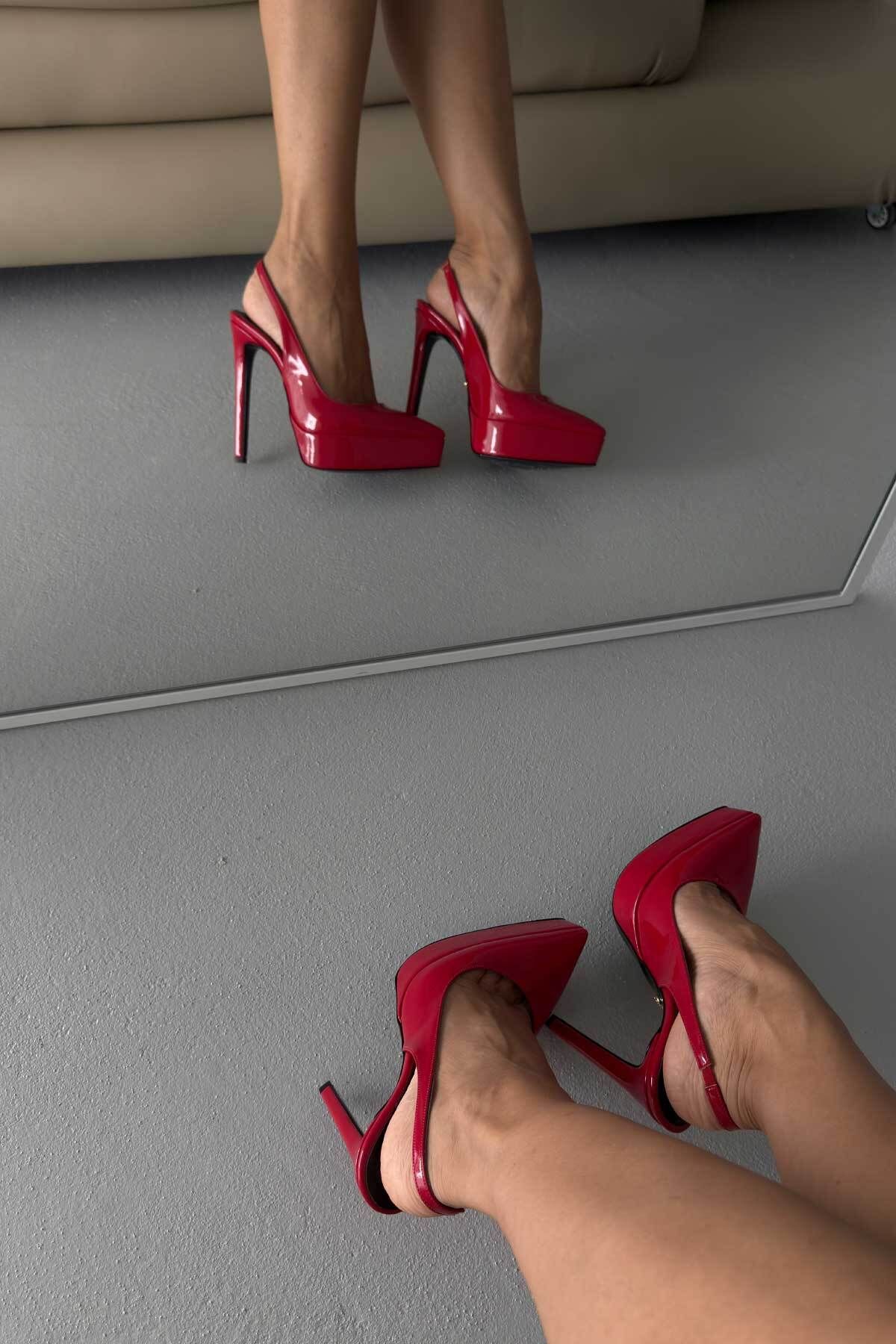 AYAKKABI PRENSİ-Flex Red Patent Leather 6