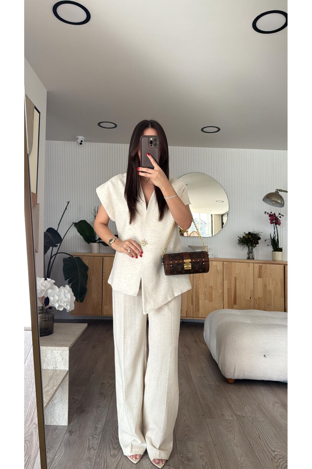 My Blog-Natural 100% Cotton Sun Groomed Vest Trousers Suit - 8647 2