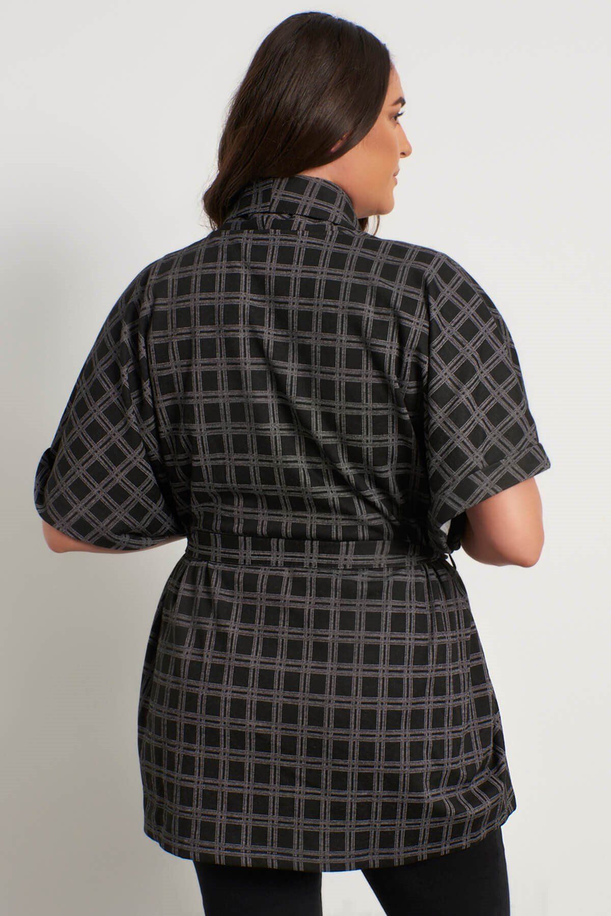 MYLİNE-Knitted Vest with Belt Detail 5