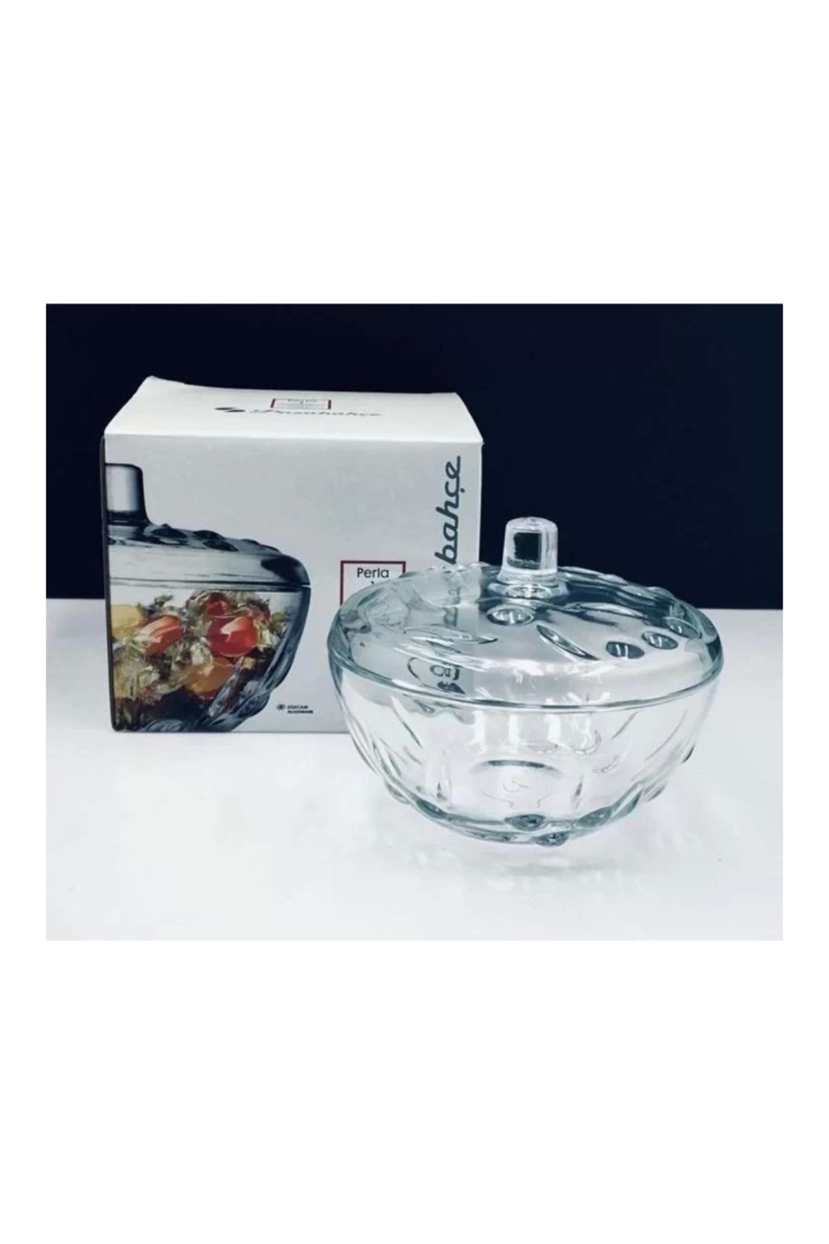 Paşabahçe-97236 Perla Glass Sugar Bowl 2