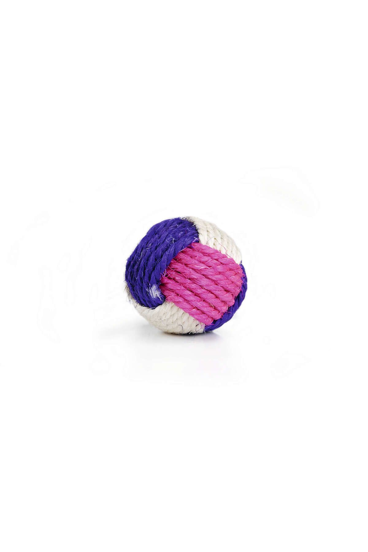 Beeztees Kedi Oyuncağı, Sisal Örgü Top, Kediotlu, 6cm GLSTD