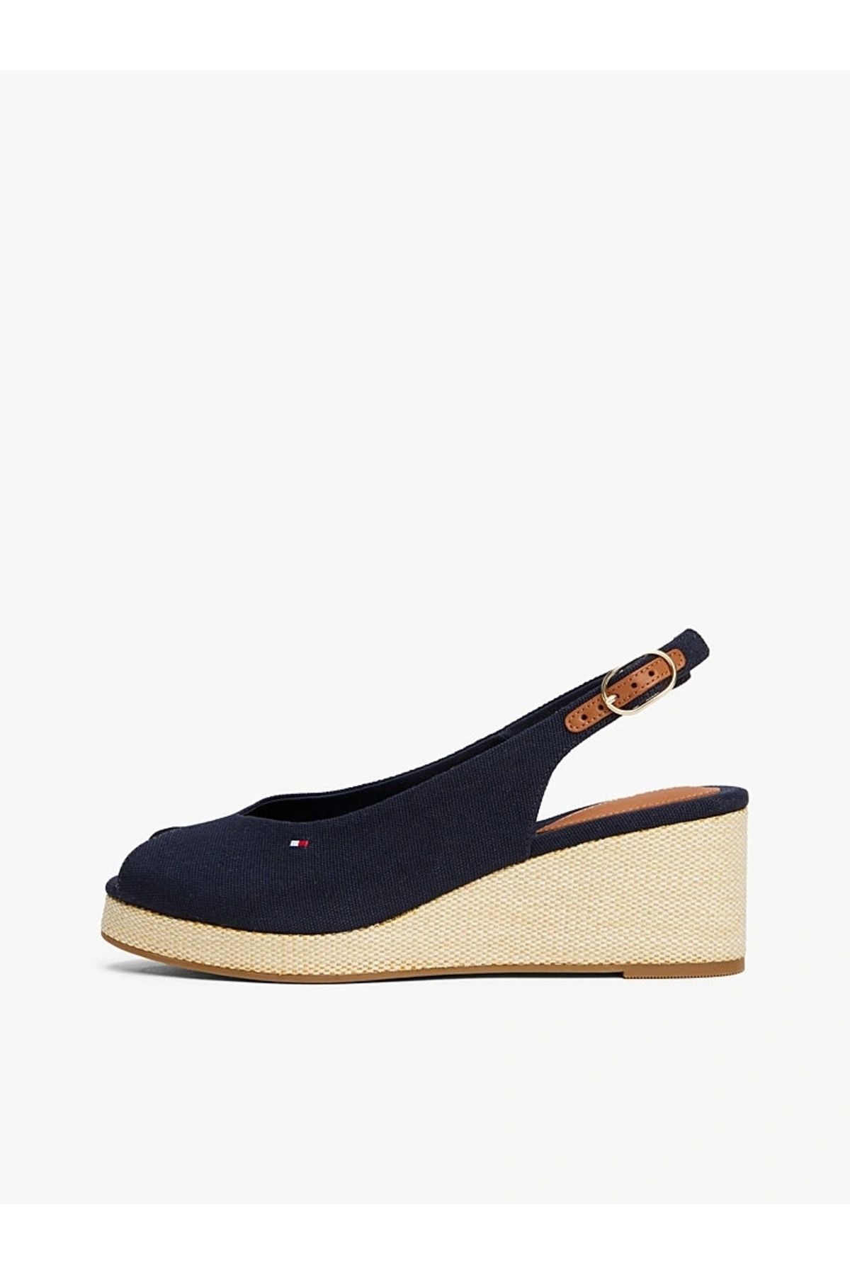 Tommy Hilfiger-FLAG MID WEDGE ESPAD SLINGBACK 3